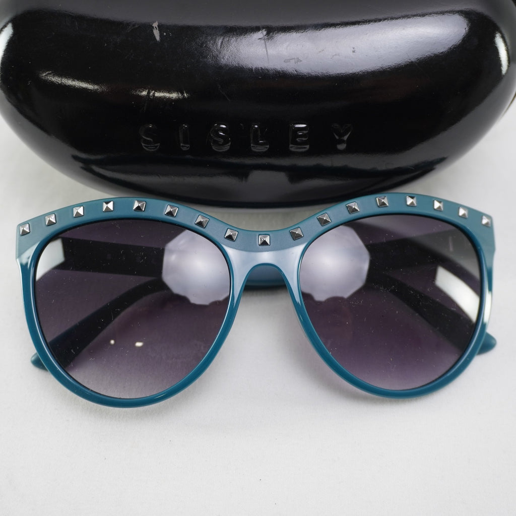 Gafas de Sol Sisley para Mujer Usadas - Verde, Muy Buen Estado