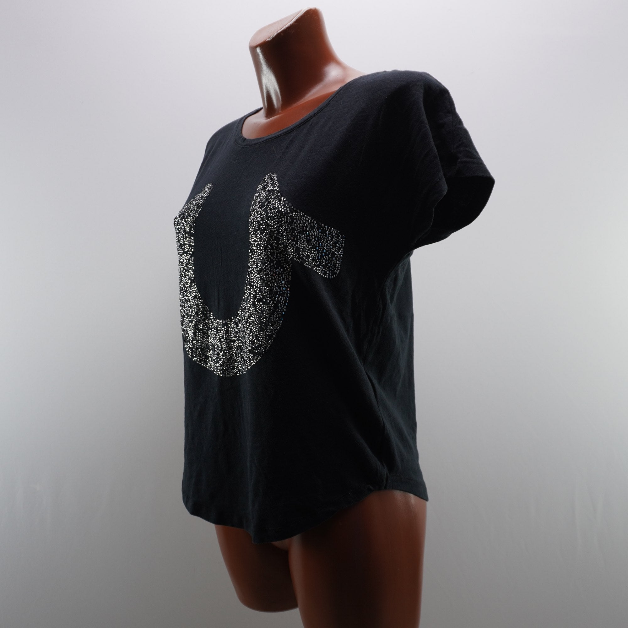 Camiseta True Religión para Mujer Usada - Negra, XS