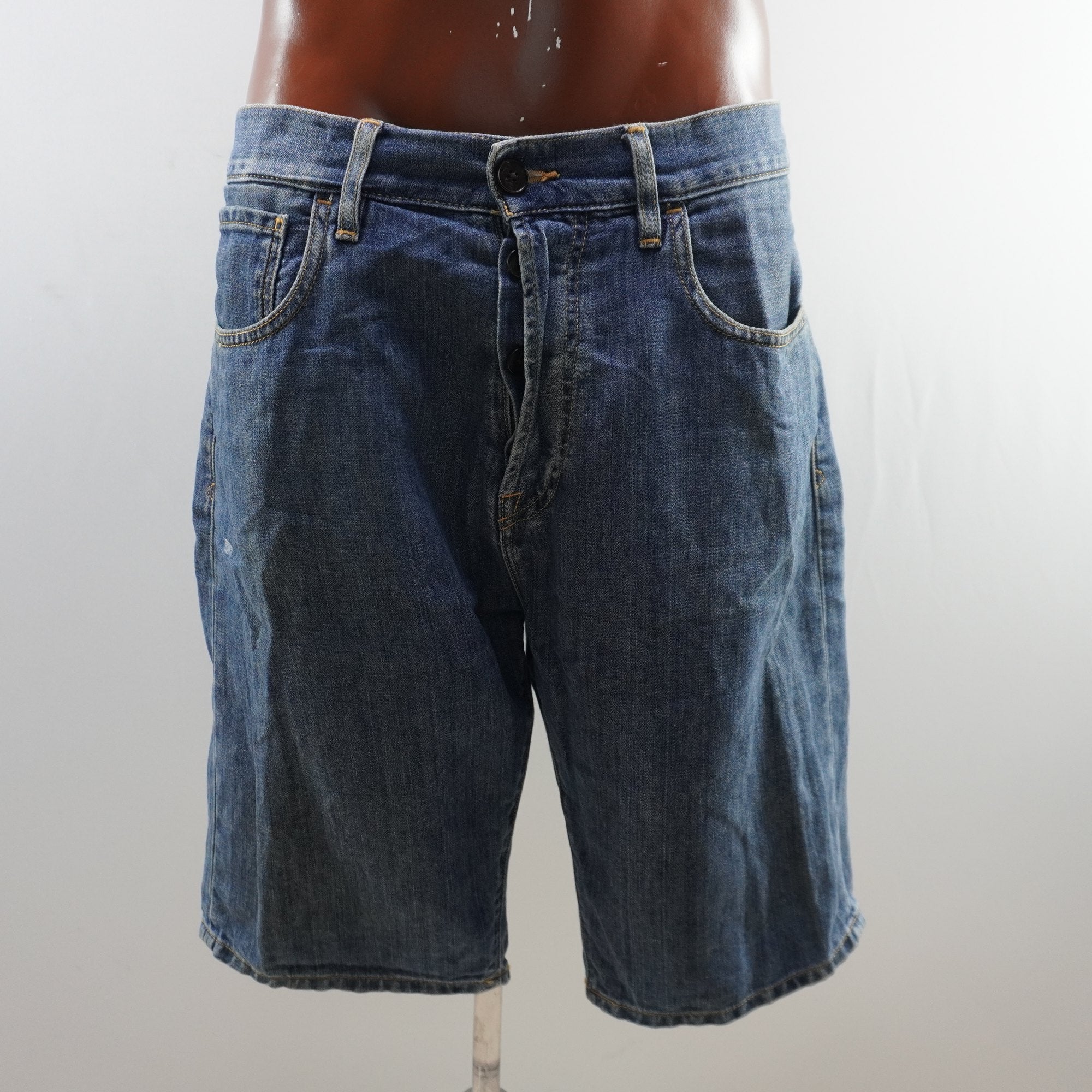 Pantalones Cortos Vaqueros Lacoste para Hombre Usados - Azul, XL