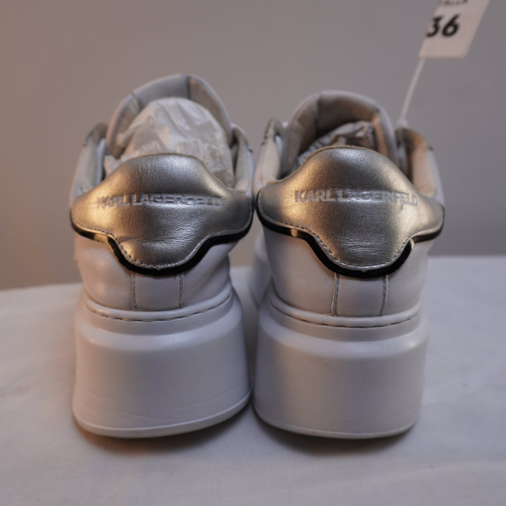 Zapatillas Karl Lagerfeld para Mujer Usadas - Blancas, Talla 36