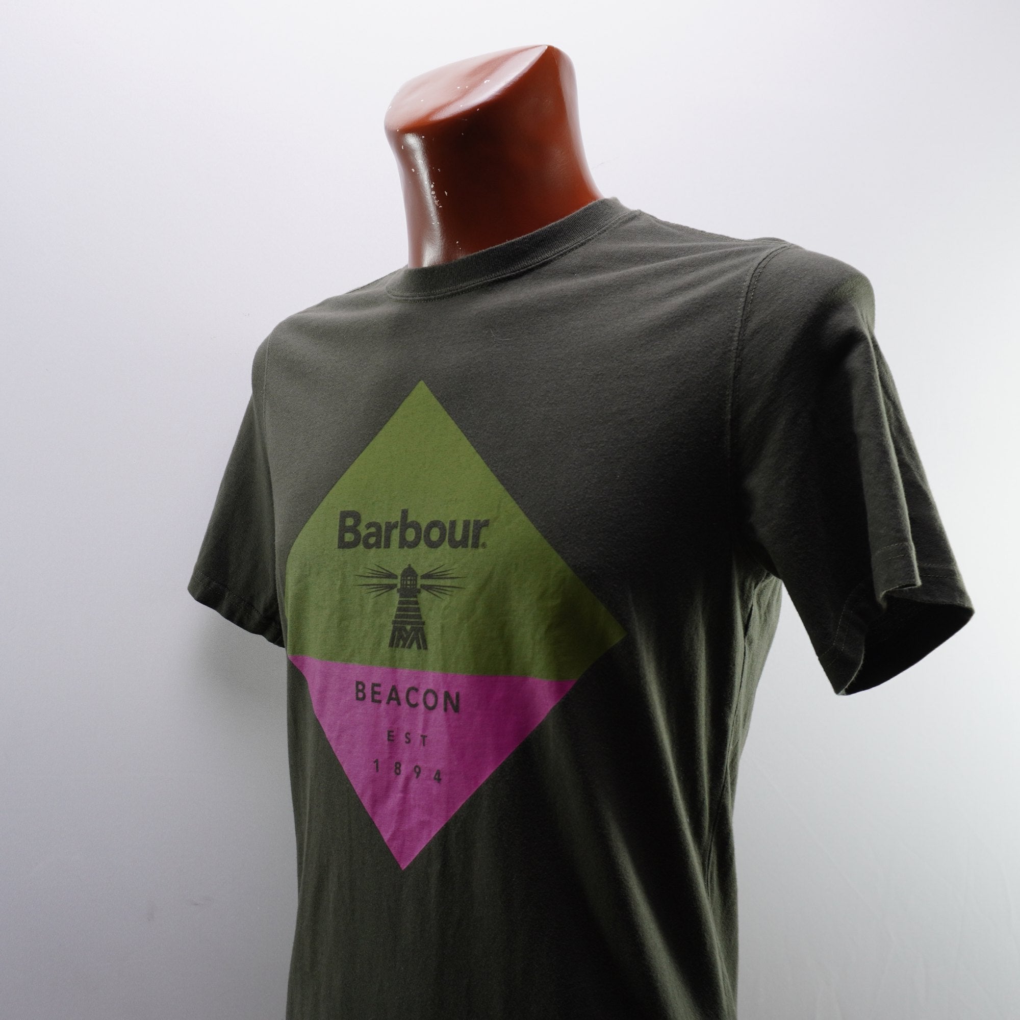 Camiseta Barbour para Hombre Usada - Caqui, M