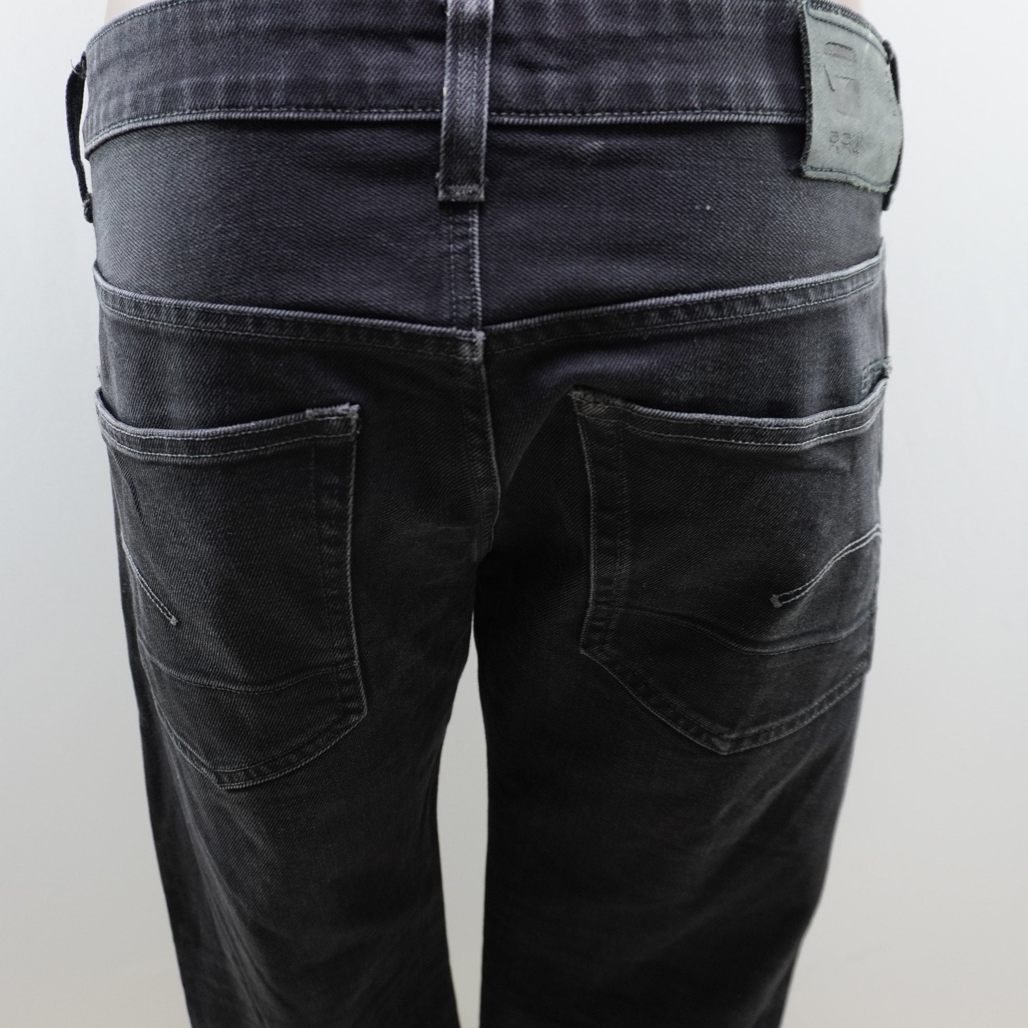 Vaqueros G-Star RAW para Hombre Usados - Negros, Grande (L)