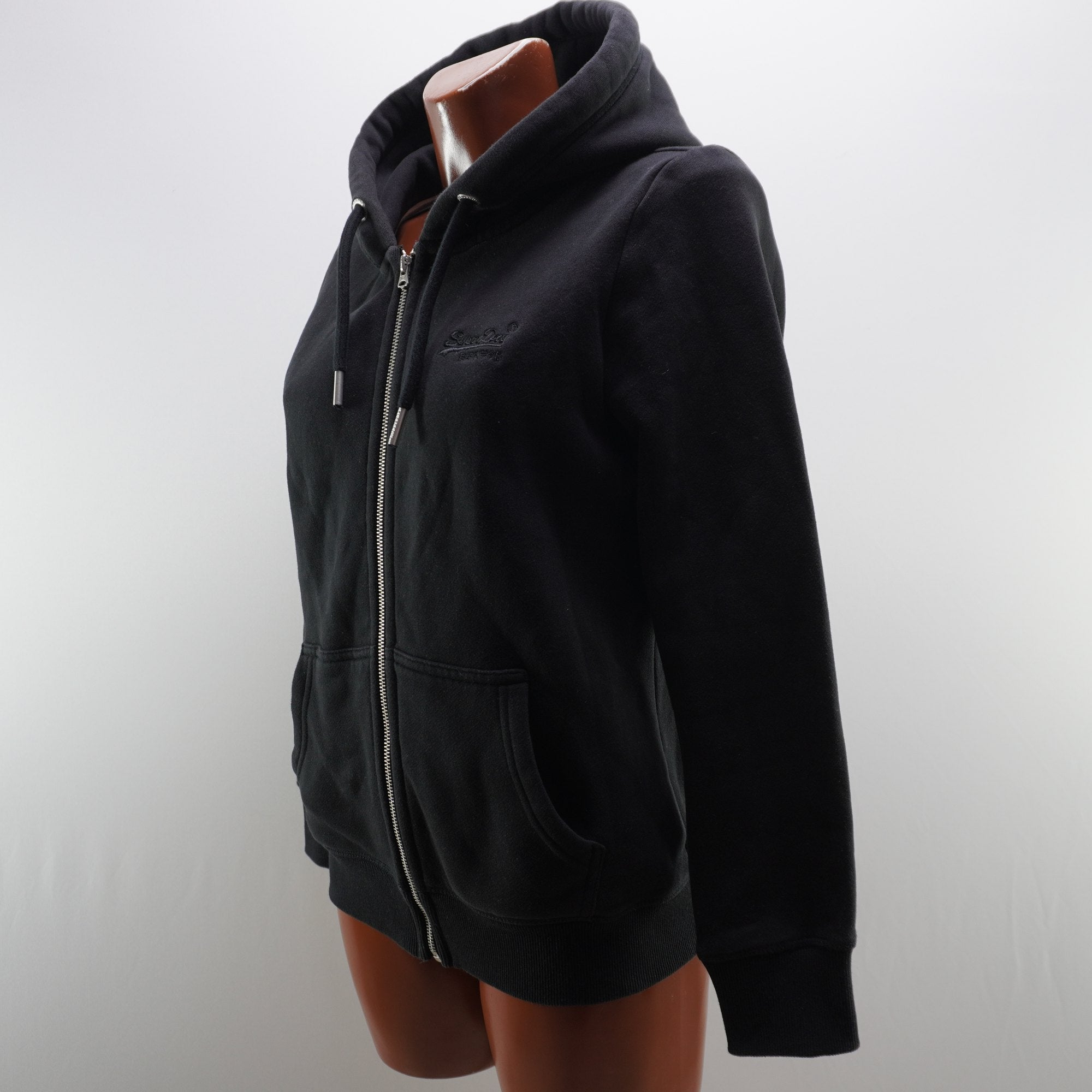 Sudadera con Capucha Superdry para Mujer Usada - Negra, L