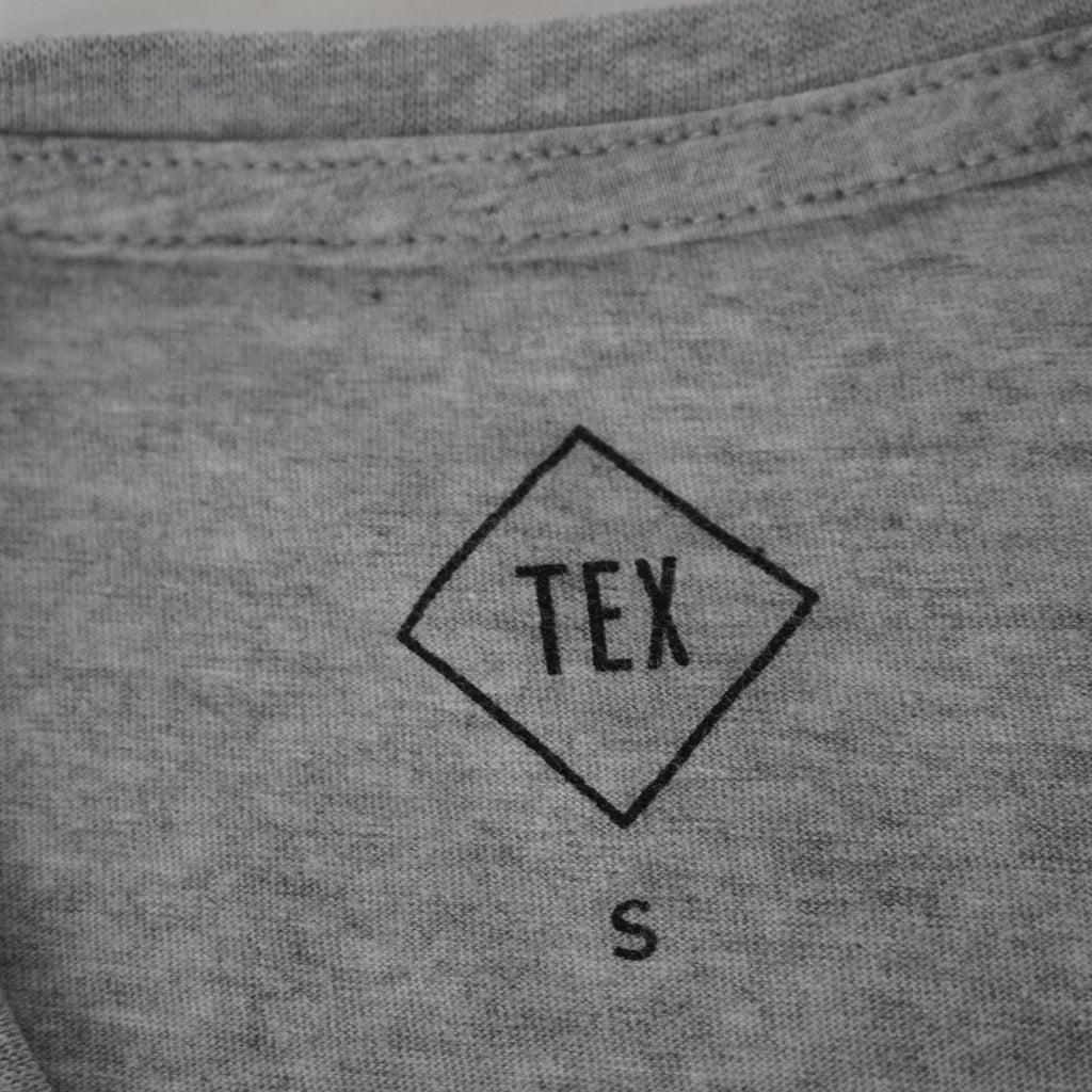 Camiseta de Manga Corta Tex para Hombre Usada - Gris, S