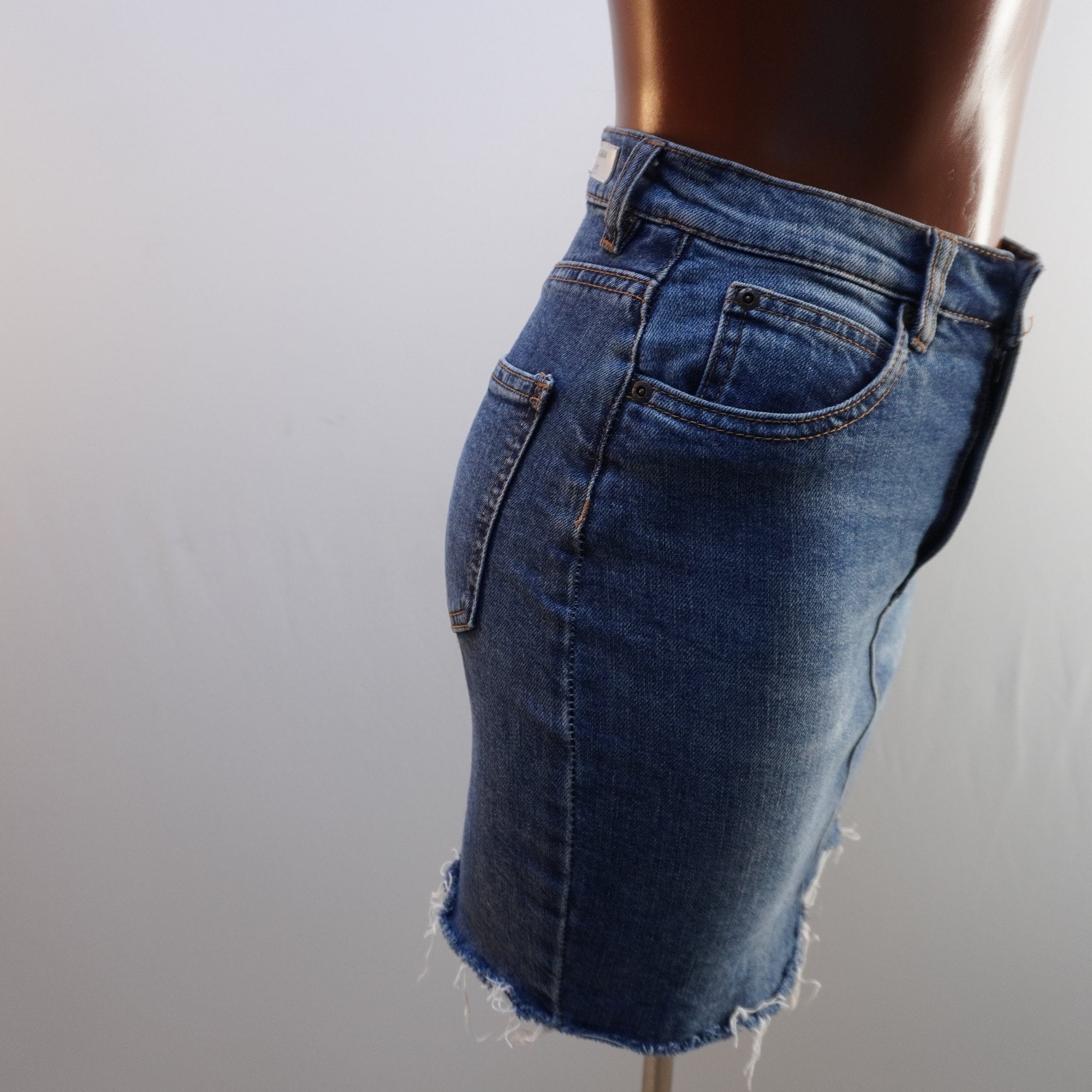 Falda Pull & Bear para Mujer Usada - Azul, S