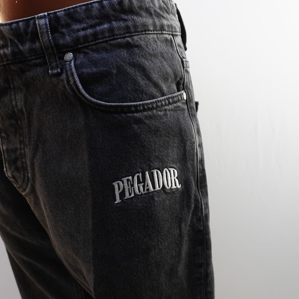 Vaqueros Pegador para Hombre Usados - Negros, L