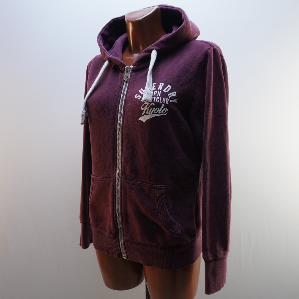 Sudadera con Capucha Superdry para Mujer Usada - Roja, L