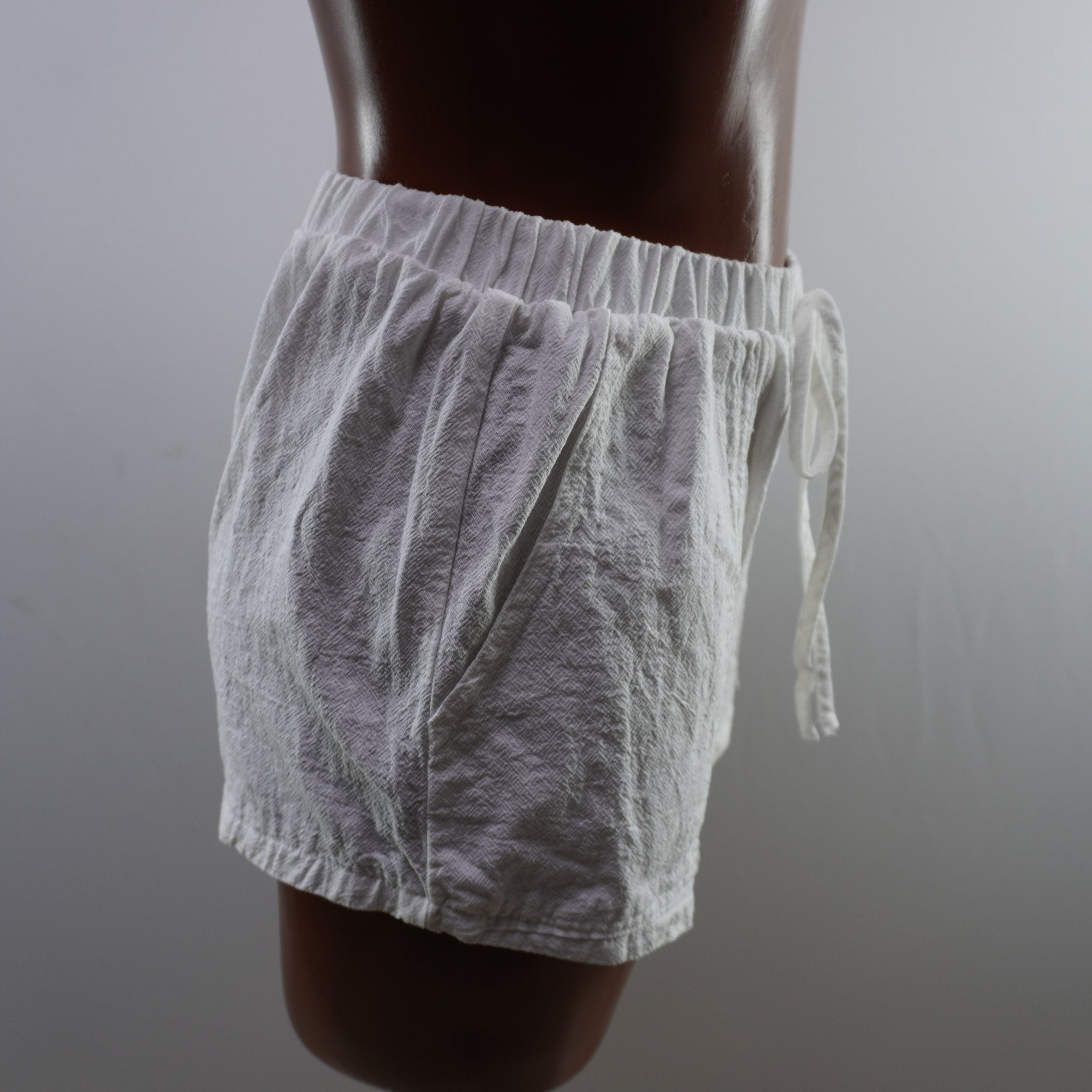 Pantalones Cortos Chinos Italian Style para Mujer Usados - Blanco, S