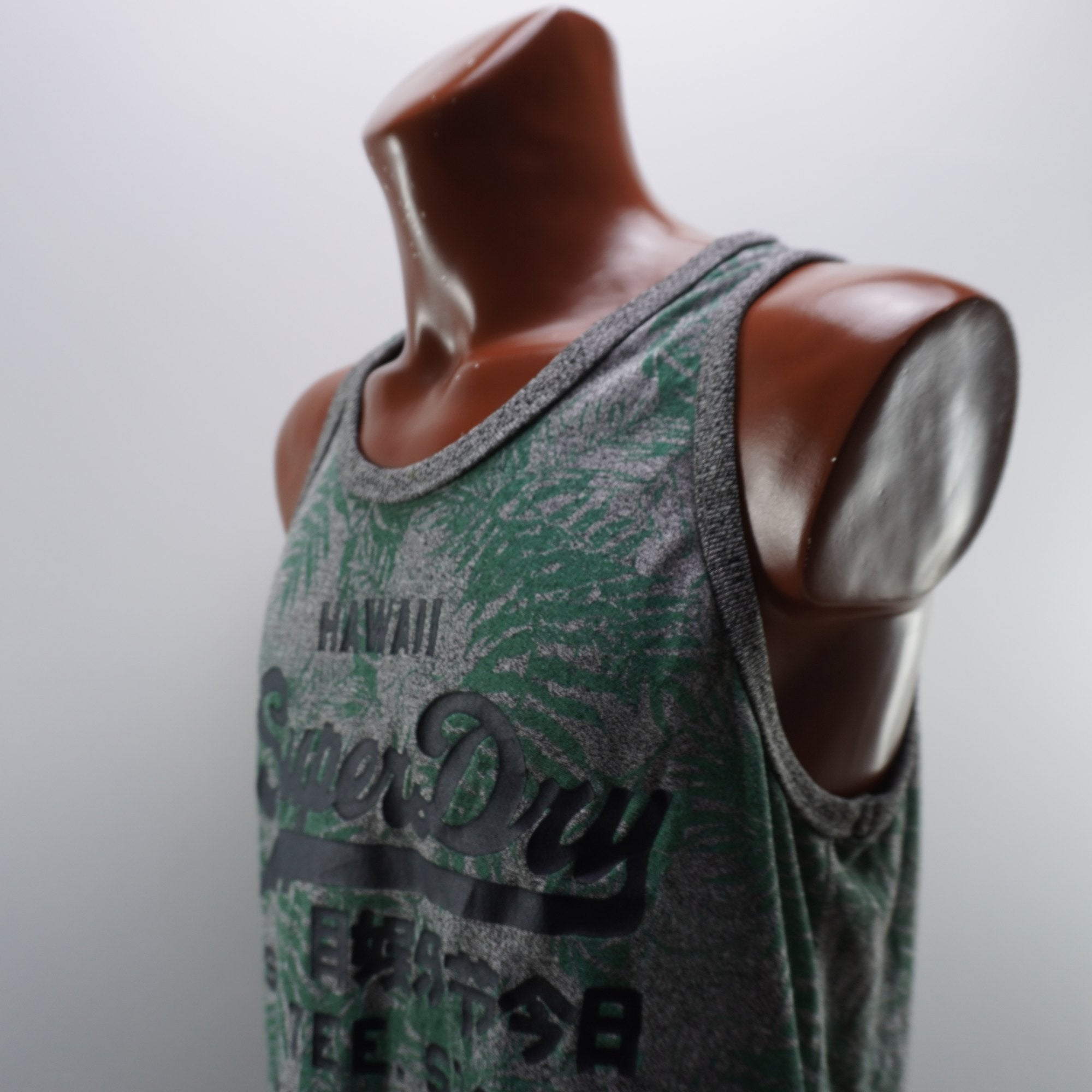 Camiseta de Manga Corta Superdry para Hombre Usada - Verde, XXL