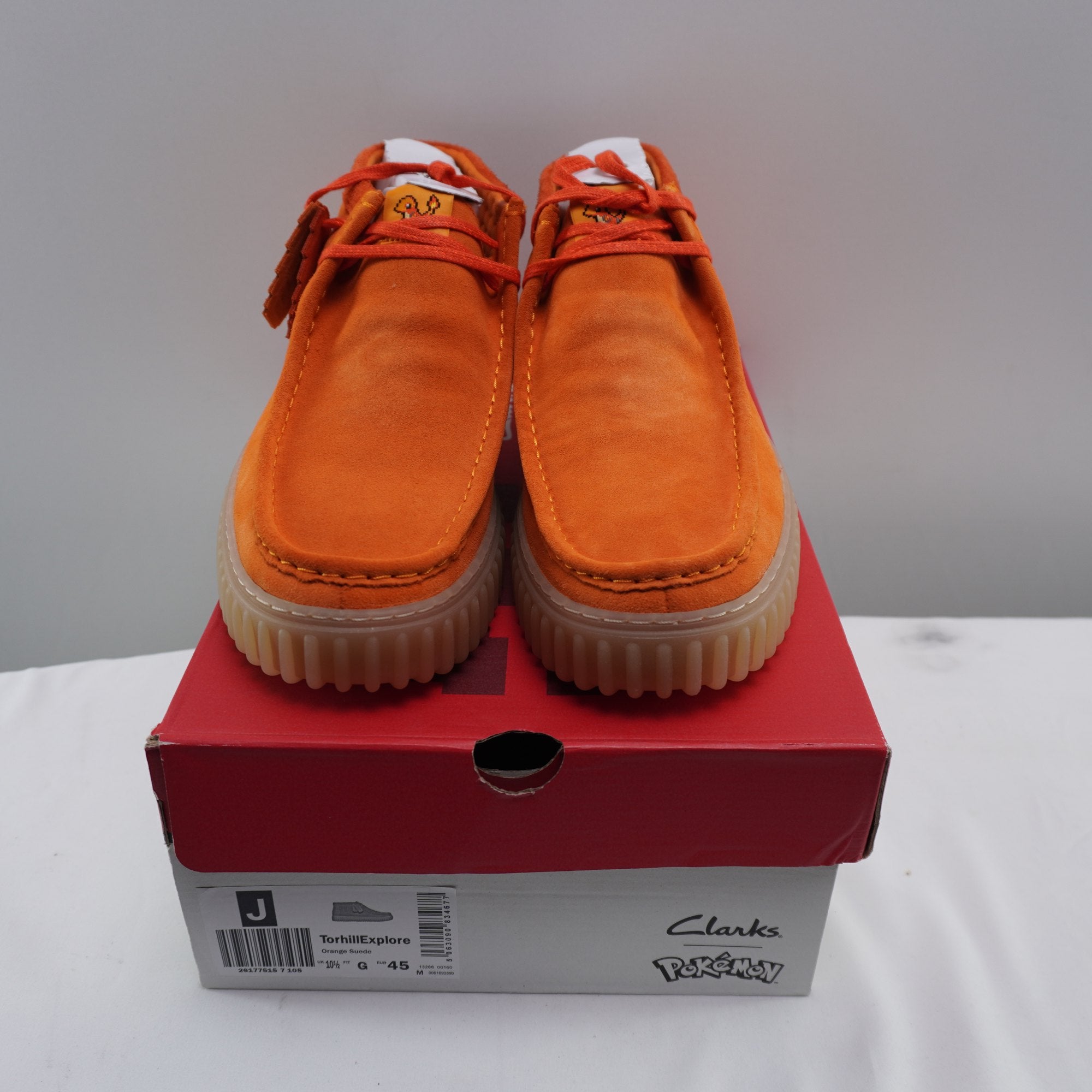 Zapatillas Clarks para Hombre Usadas - Naranjas, Talla 45