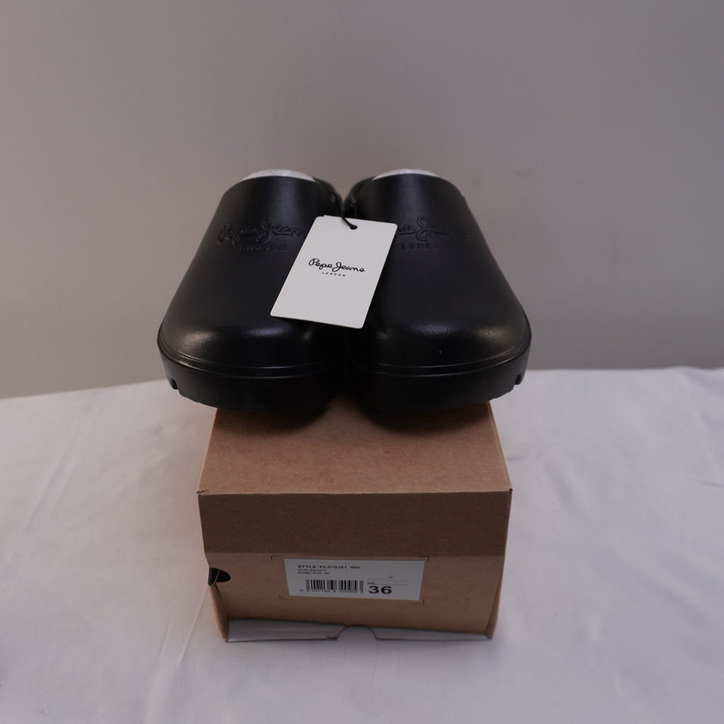 Zapatos Planos Pepe Jeans para Mujer Usados - Negro, Talla 36