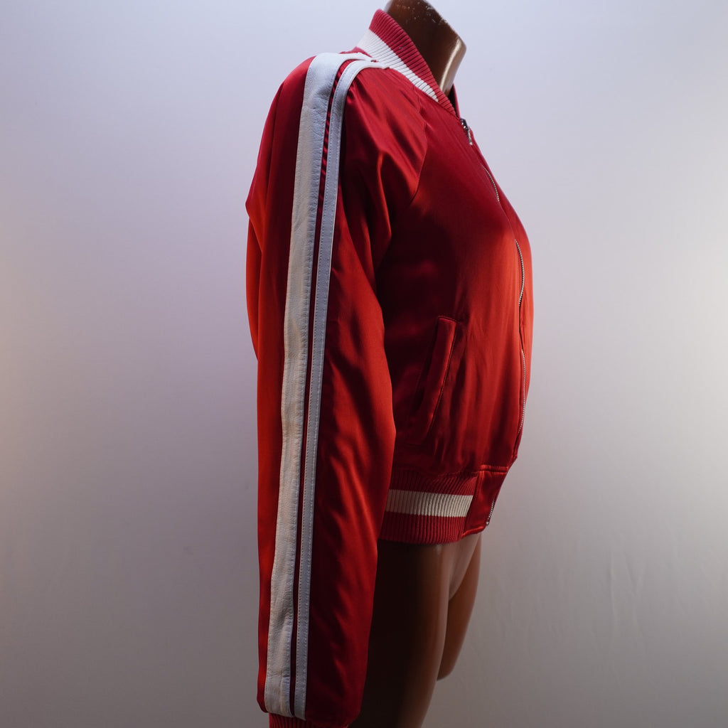 Chaqueta Bomber Amiry para Mujer Usada - Roja, Pequeño (S)