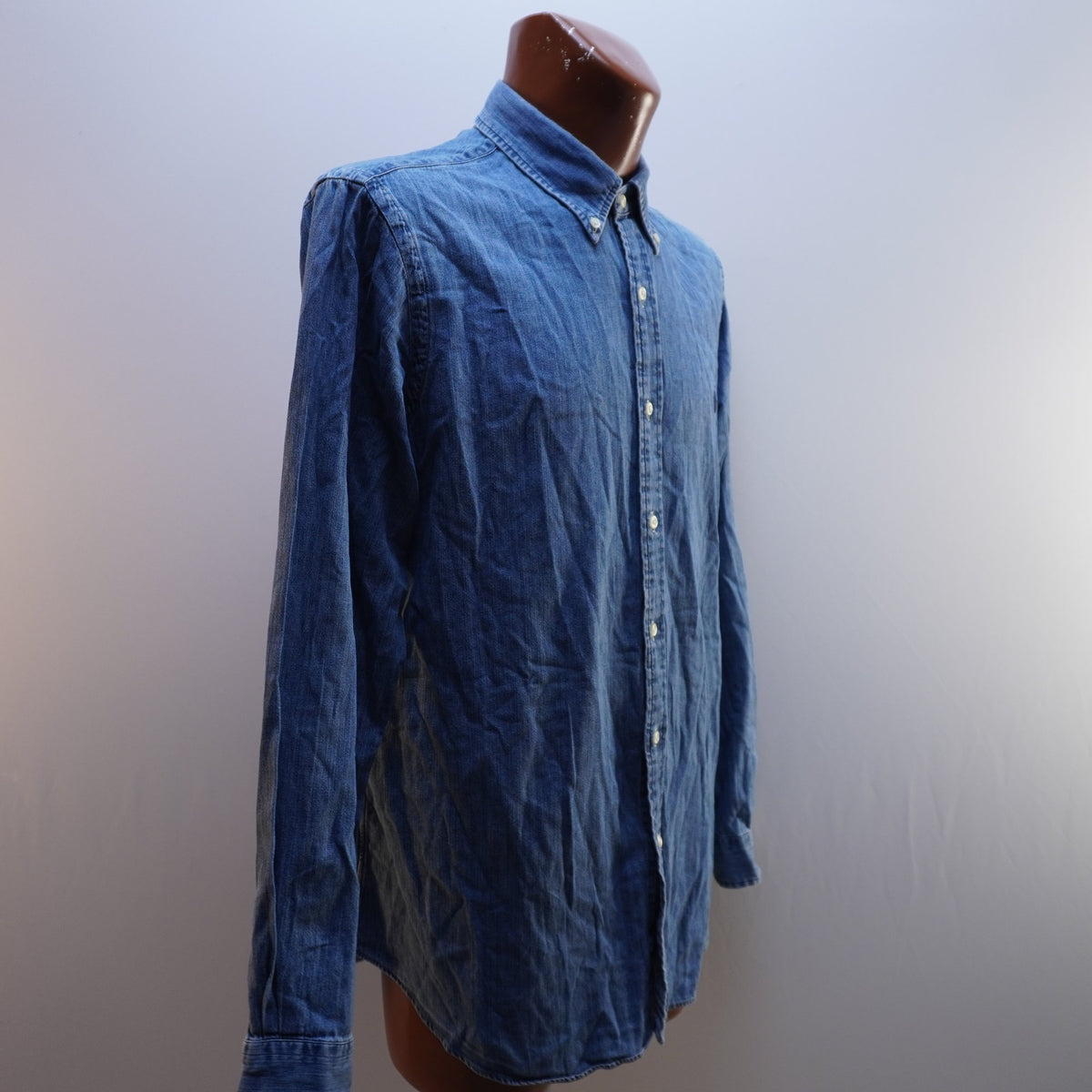 Camisa Henley Ralph Lauren para Hombre Usada - Azul, XL