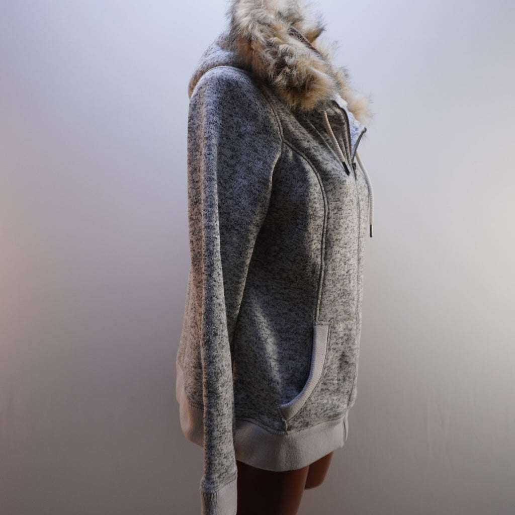 Sudadera con Capucha Superdry para Mujer Usada - Gris, XL