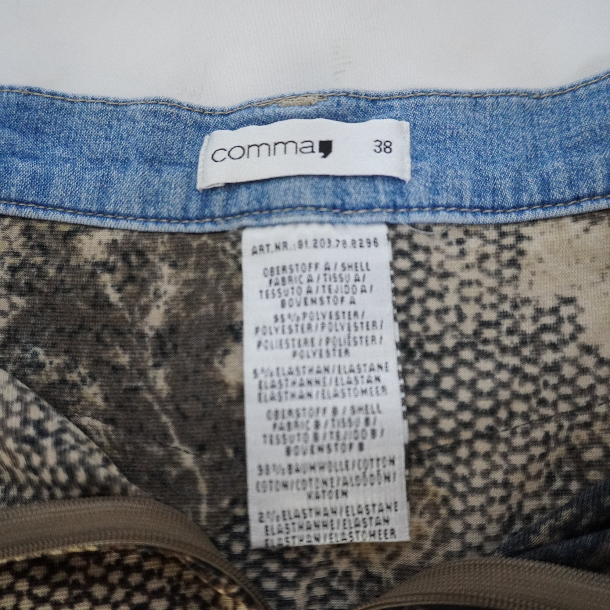 Falda Comma para Mujer Usada - Azul, M