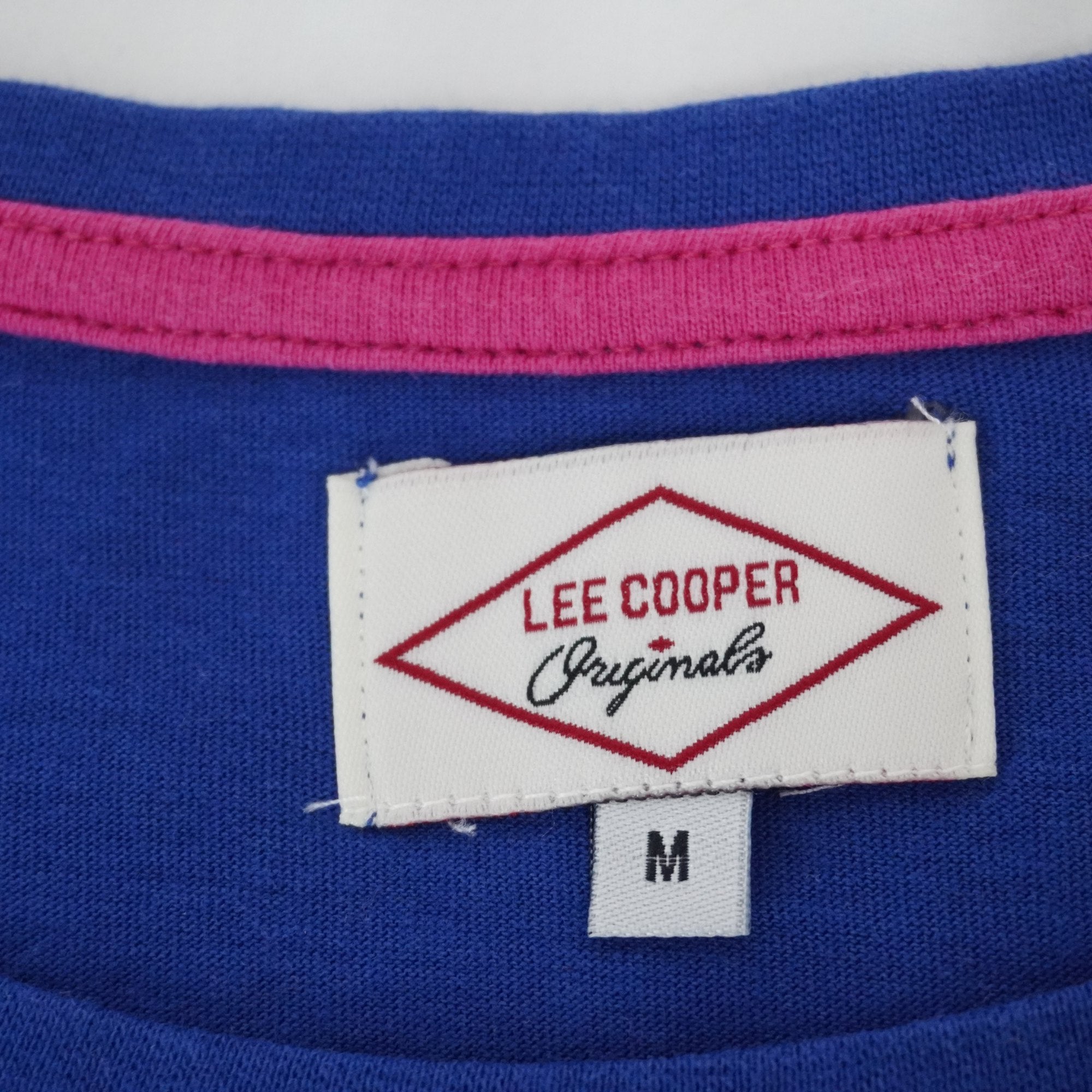 Camiseta Lee Cooper para Hombre Usada - Azul, Mediana (M)