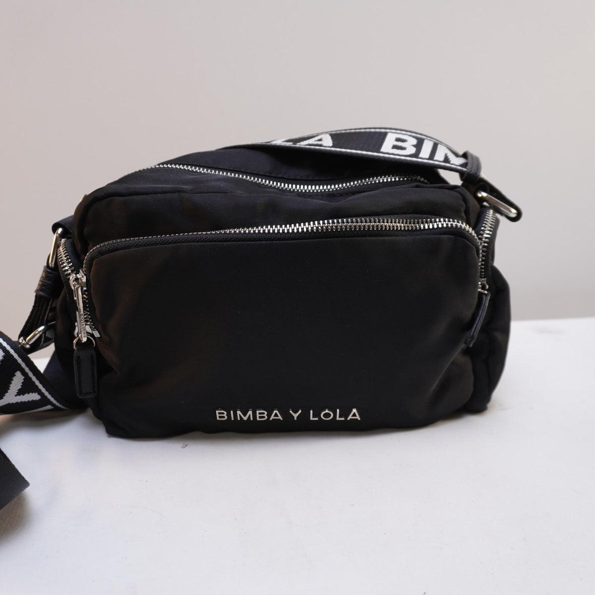 Bolso Baguette Bimba y Lola para Mujer - Negro, Usado en Muy Buen Estado