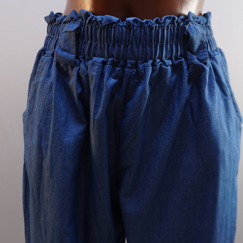 Pantalones Cortos STF para Mujer Usados - Azul, XL