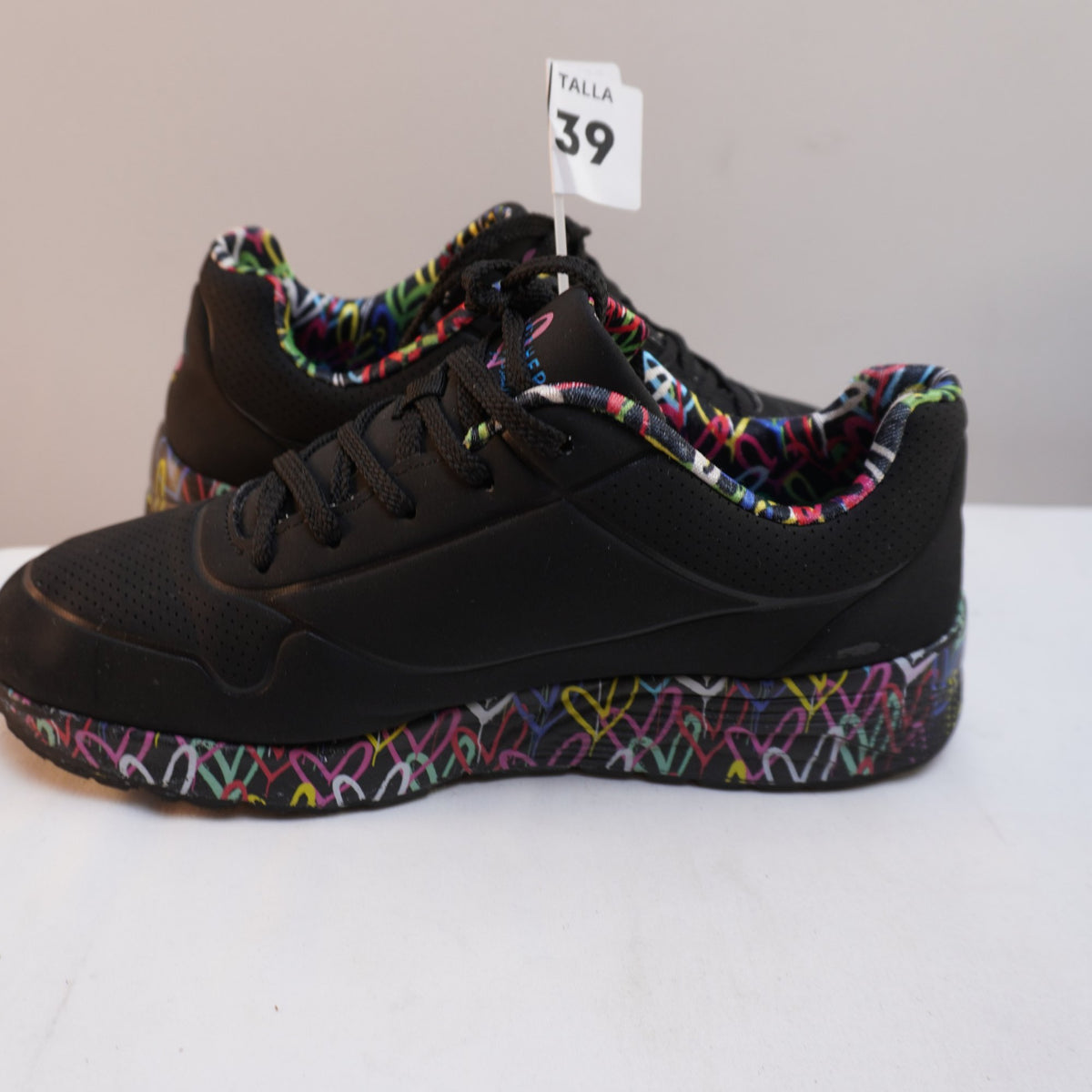 Zapatillas Skechers para Mujer Usadas - Negro, 39