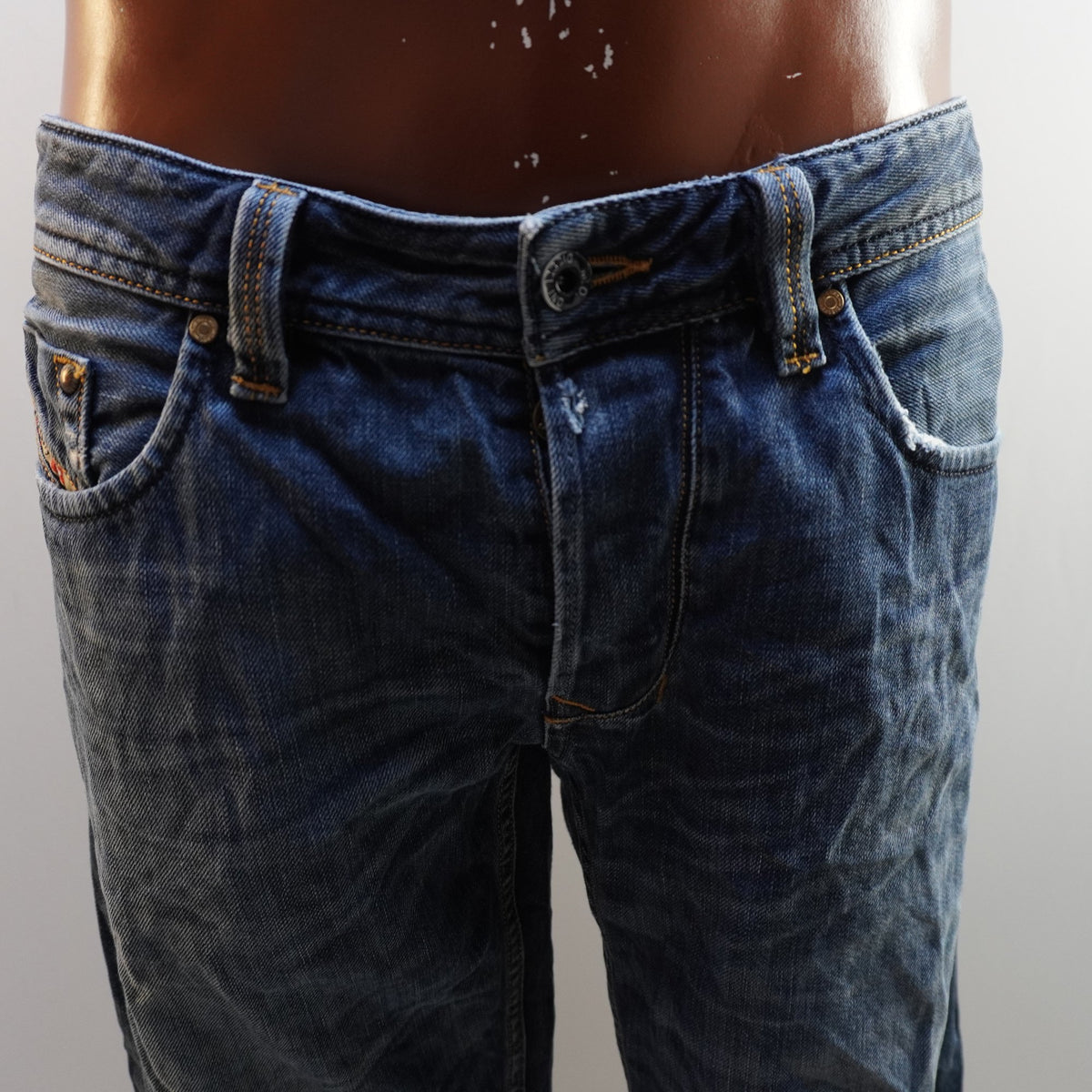 Vaqueros Diesel para Hombre Usados - Azul Marino, M