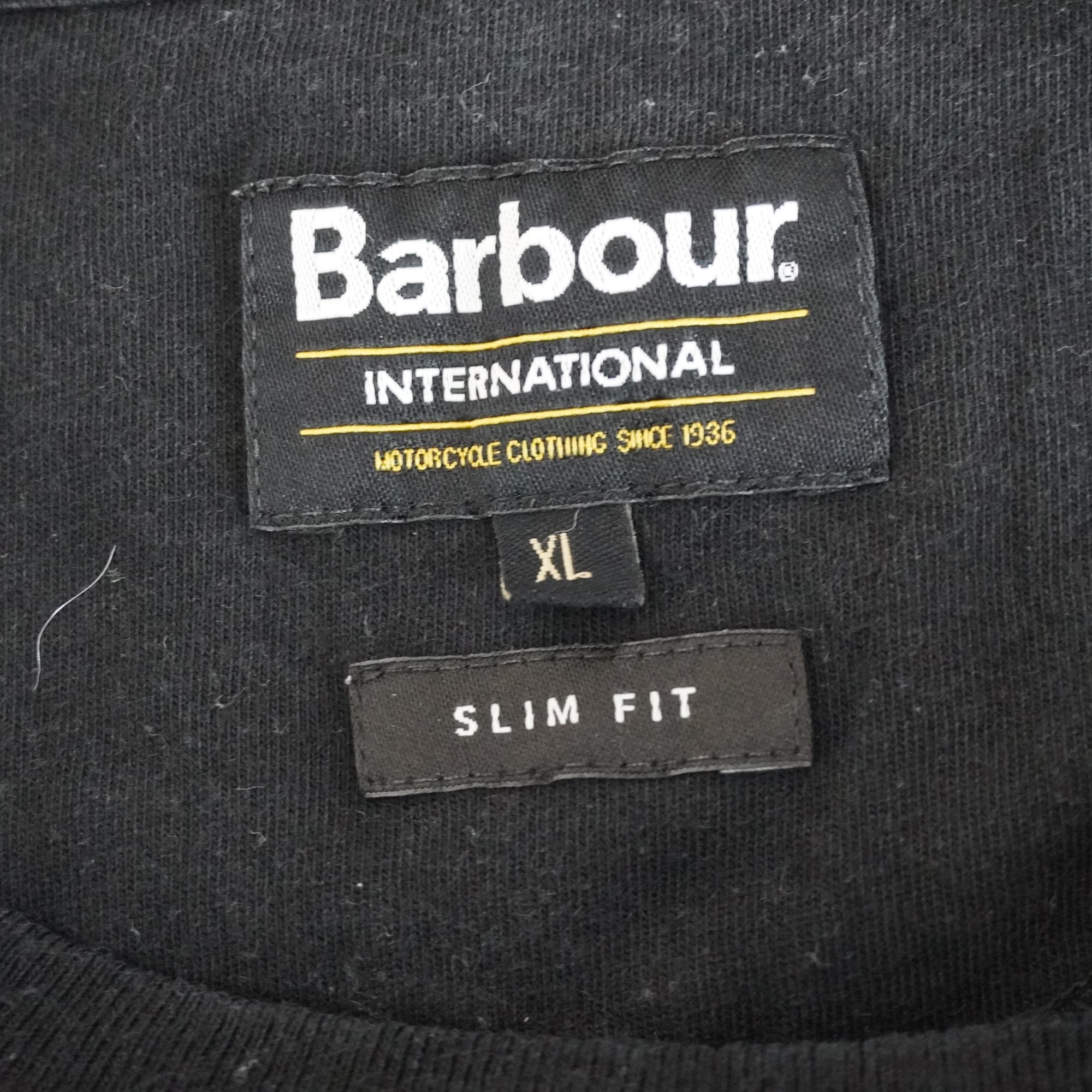 Camiseta Barbour para Hombre Usada - Negra, XL