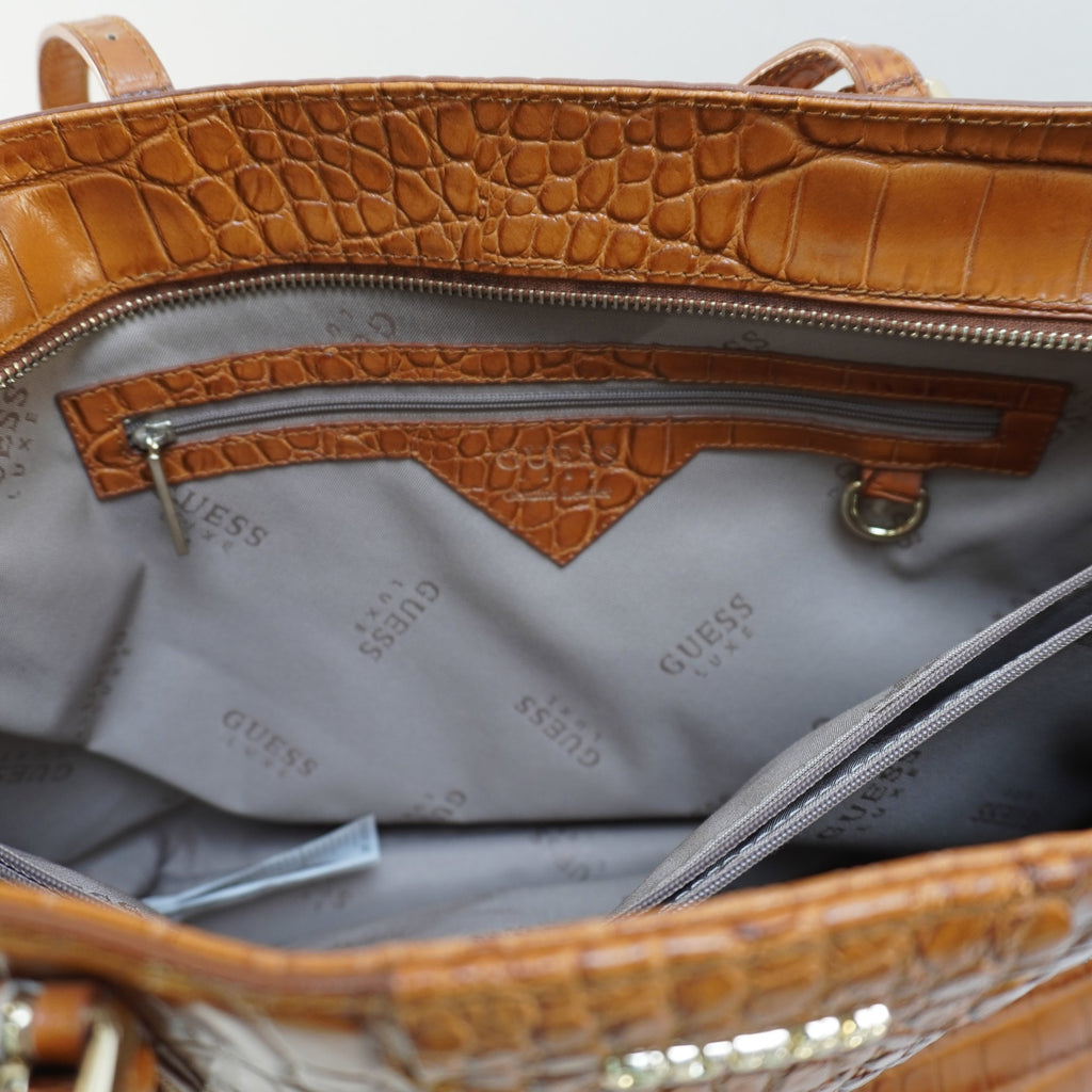 Bolso Baguette Guess para Mujer Usado - Marrón, Muy Buen Estado