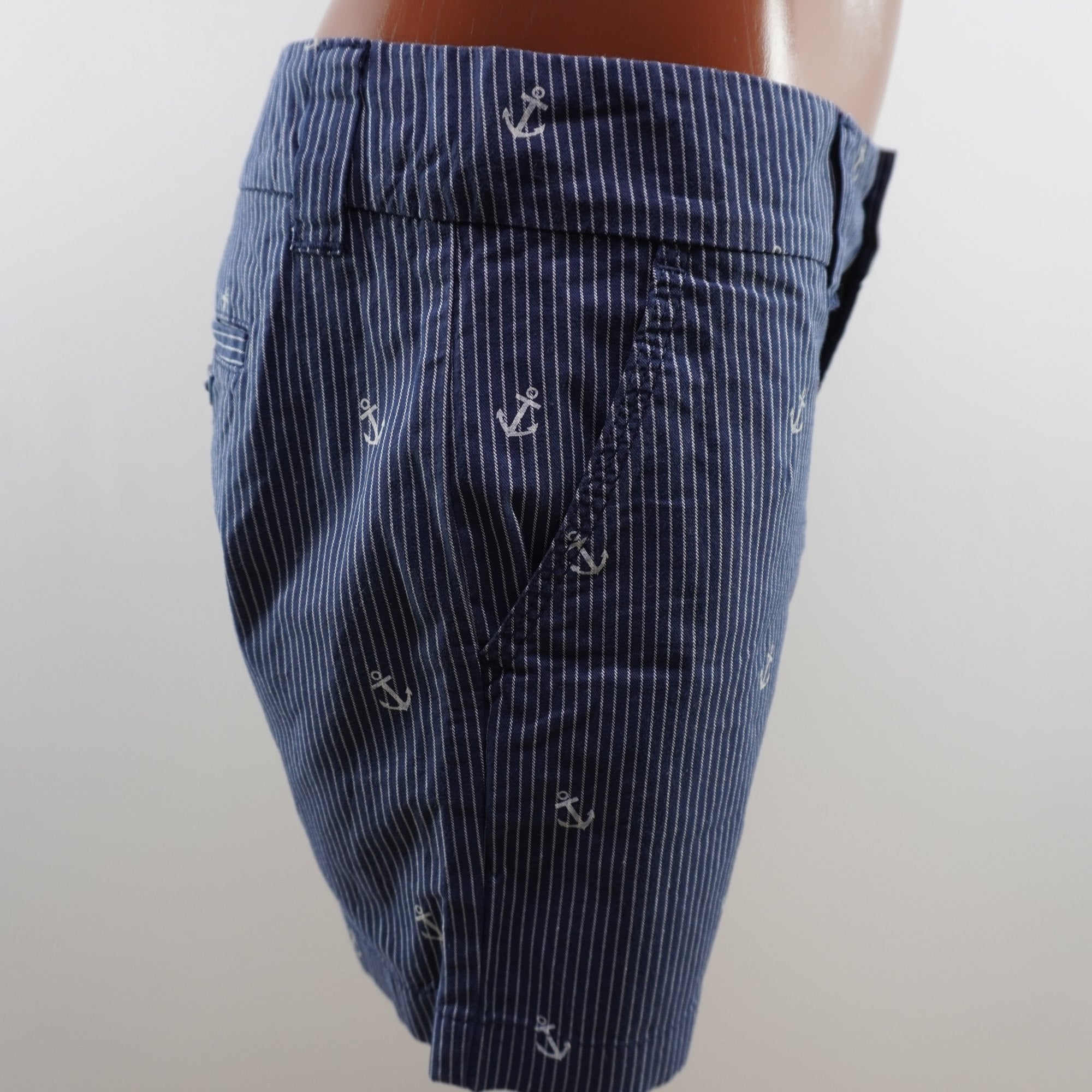 Pantalones Cortos Chinos Tommy Hilfiger para Mujer Usados - Azul Marino, XS