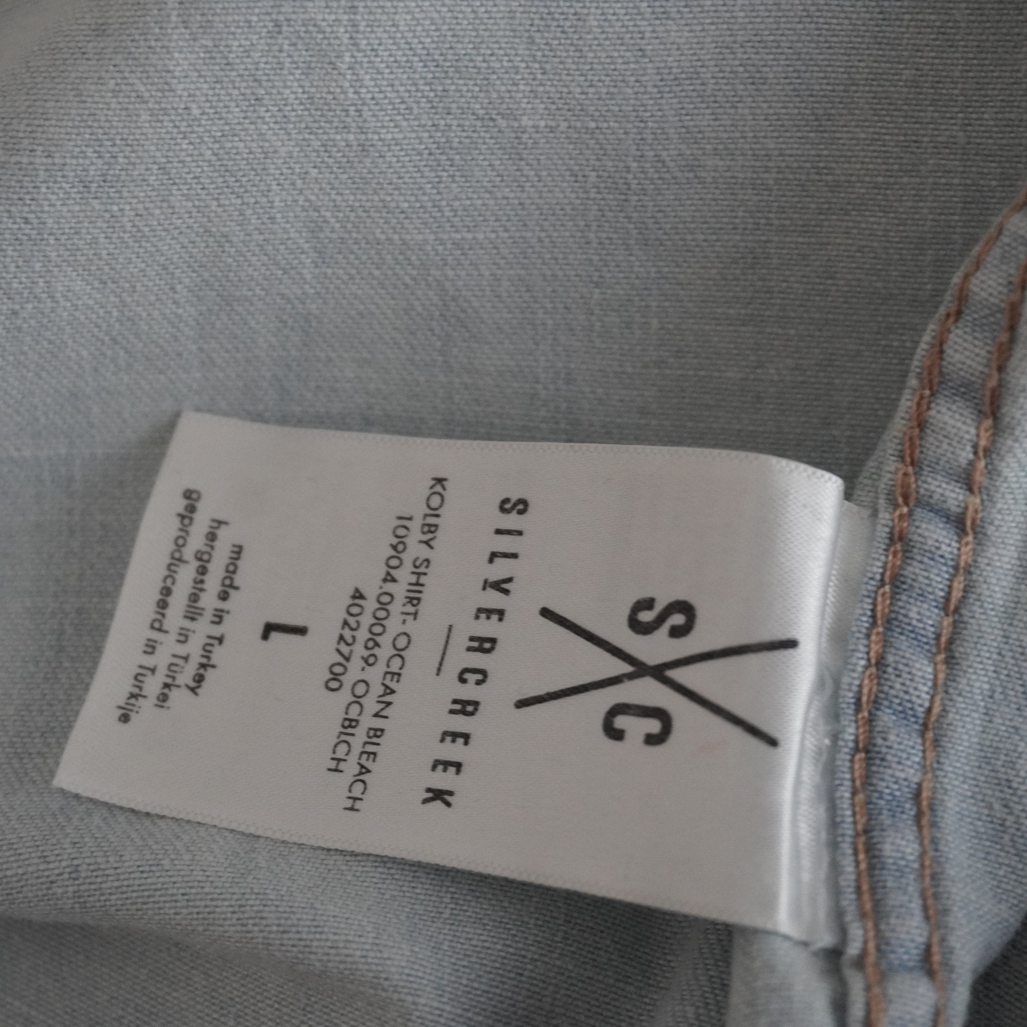 Camisa Silver Creek para Hombre Usada - Azul, L