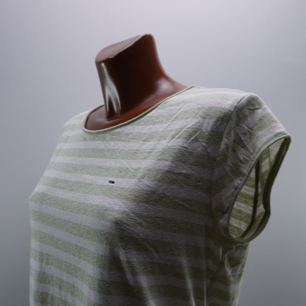 Camiseta de Manga Corta Tommy Hilfiger para Mujer Usada - Verde, L
