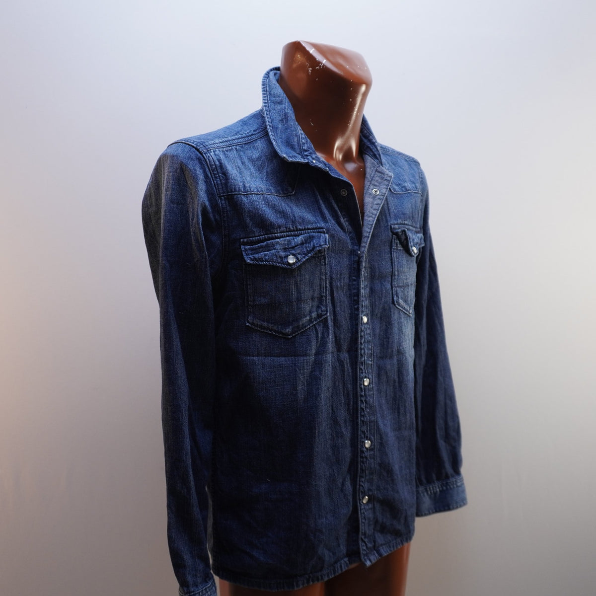 Camisa Henley Tommy Hilfiger para Hombre Usada - Azul, M