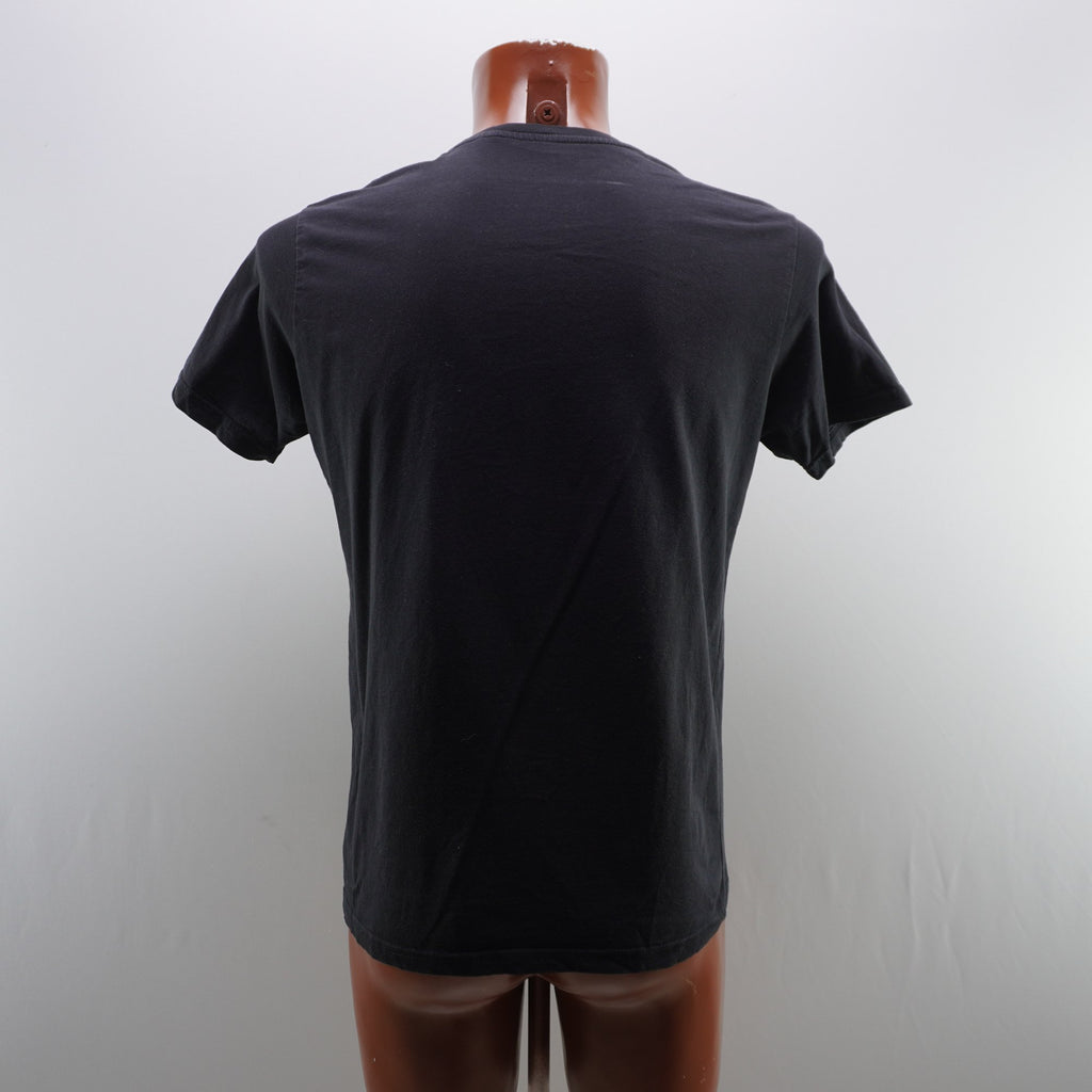 Camiseta de Manga Corta Alpha Industries para Hombre - Negra, M, Usada en Muy Buen Estado