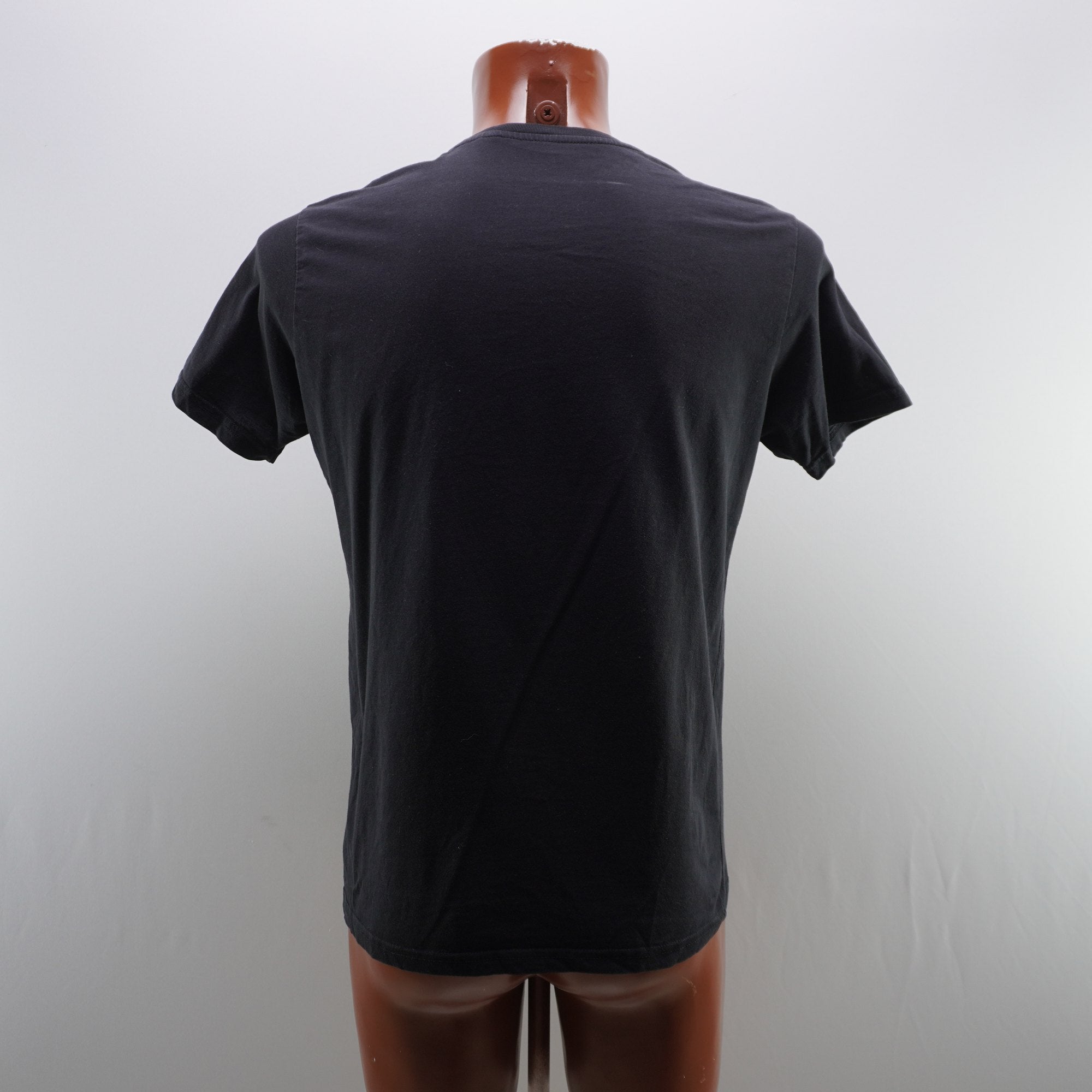 Camiseta de Manga Corta Alpha Industries para Hombre - Negra, M, Usada en Muy Buen Estado