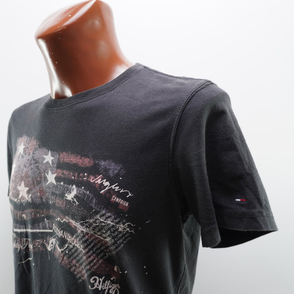 Camiseta Tommy Hilfiger para Hombre Usada - Negra, M