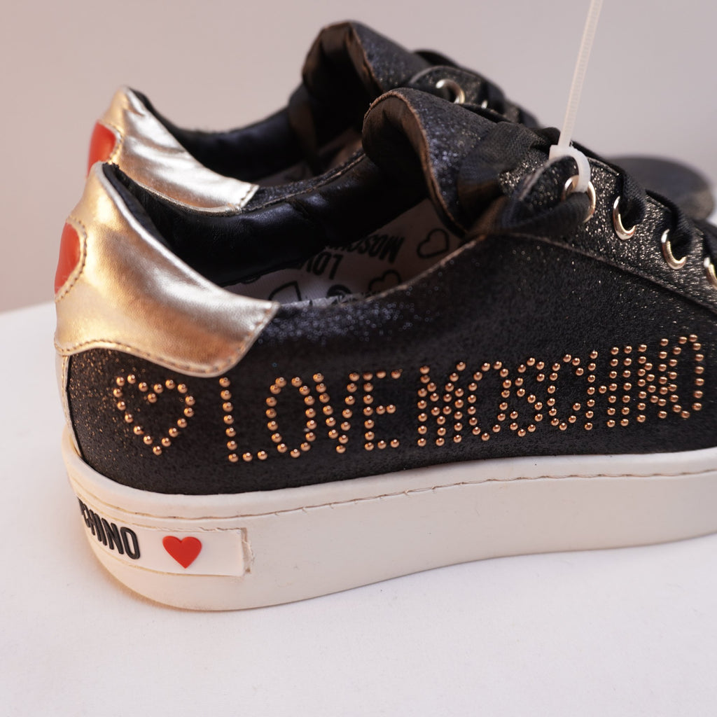 Zapatillas Moschino para Mujer Usadas - Negros, Talla 36