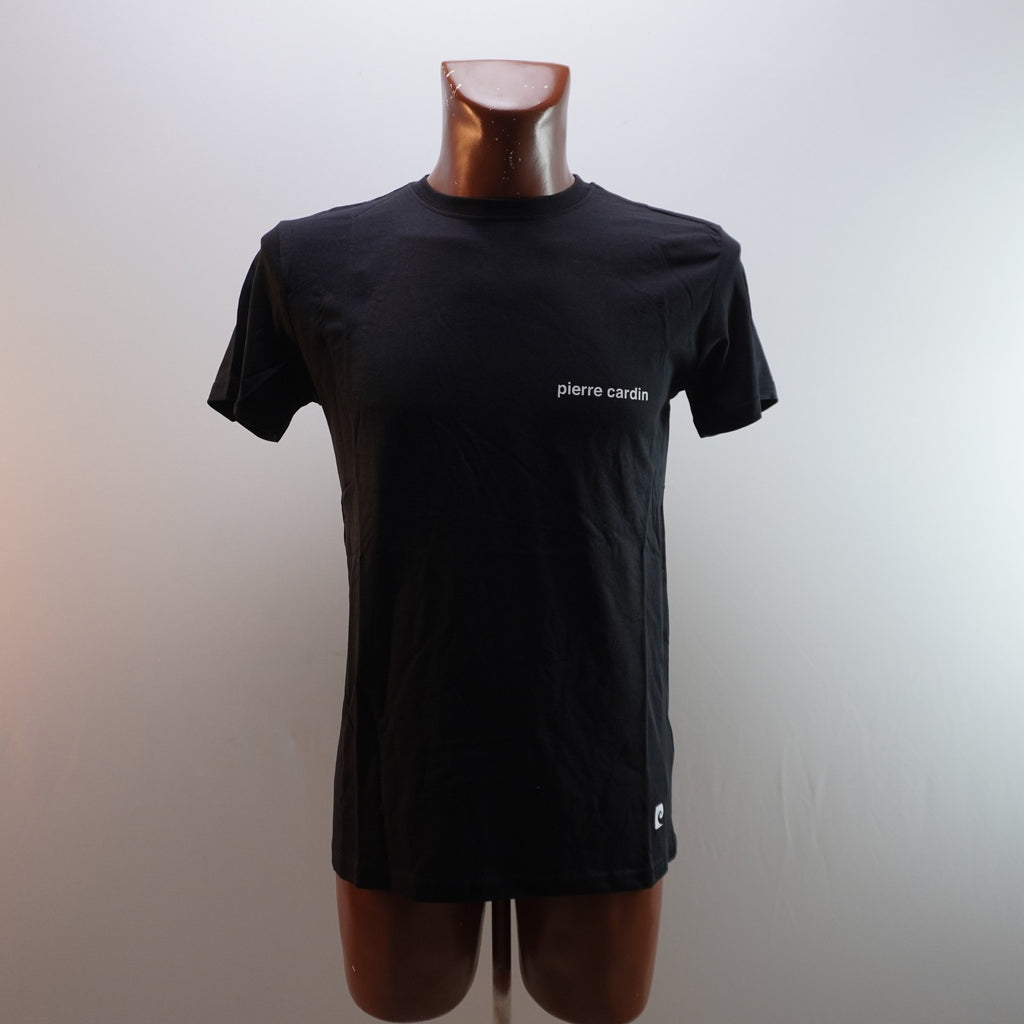 Camiseta de Manga Corta Pierre Cardin para Hombre Usada - Negra, S