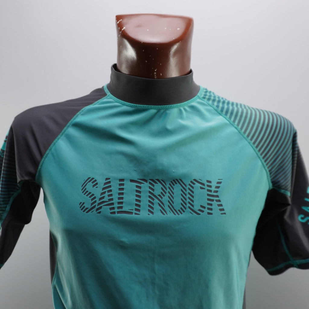 Camiseta de Manga Corta Saltrocl para Hombre Usada - Verde, L