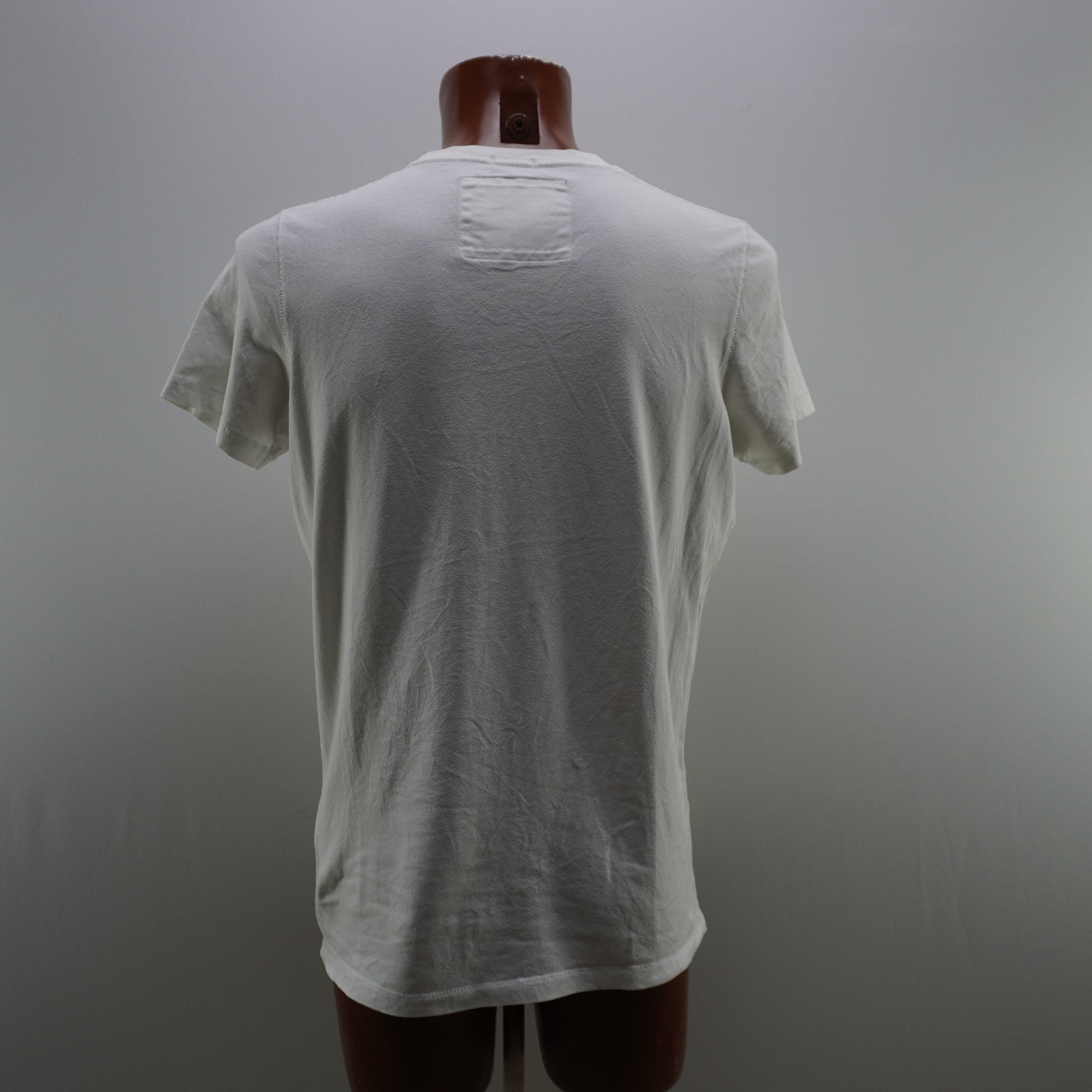 Camiseta Abercrombie & Fitch para Hombre - Blanca, L (Usada en Muy Buen Estado)