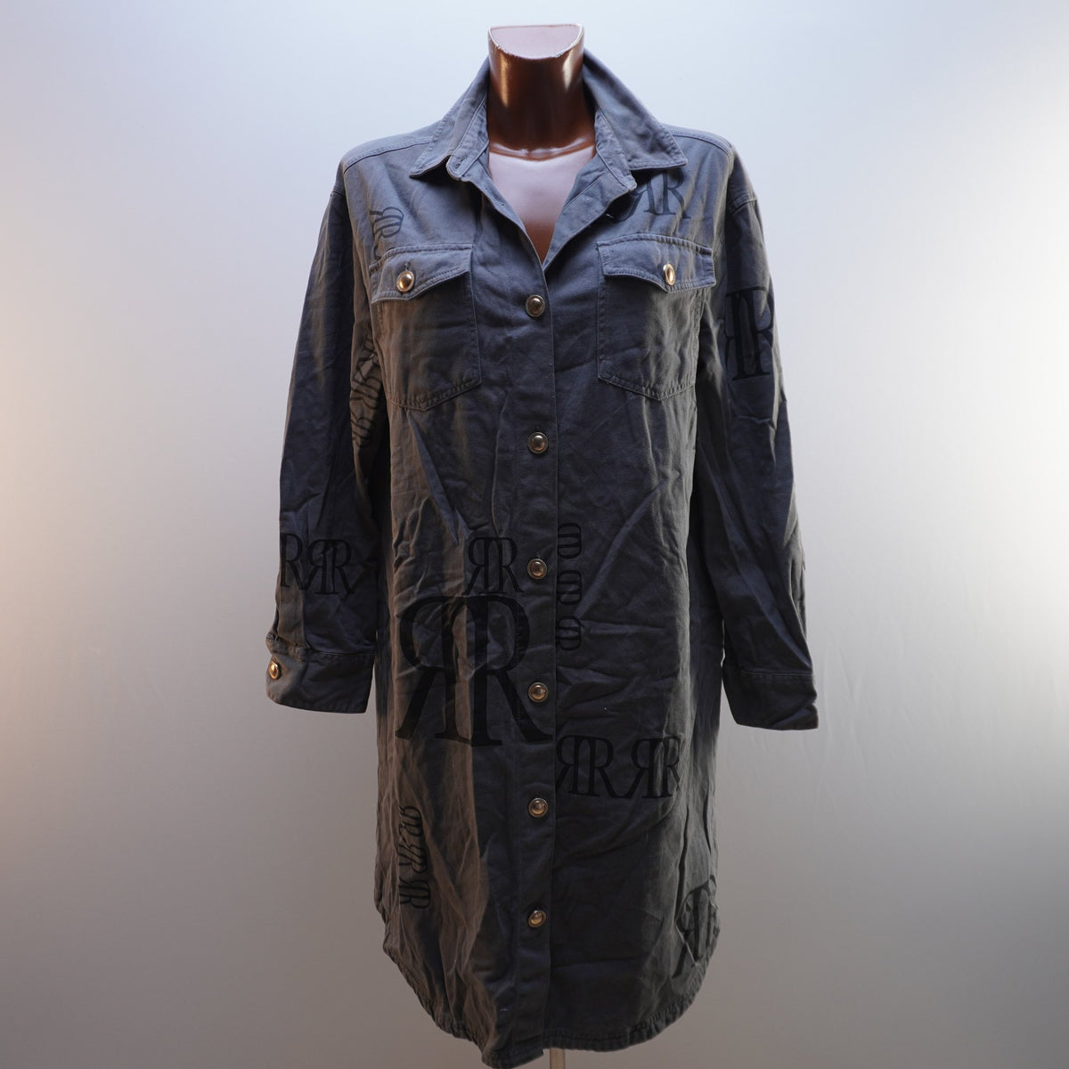 Sobretodo River Island para Mujer Usado - Gris, S