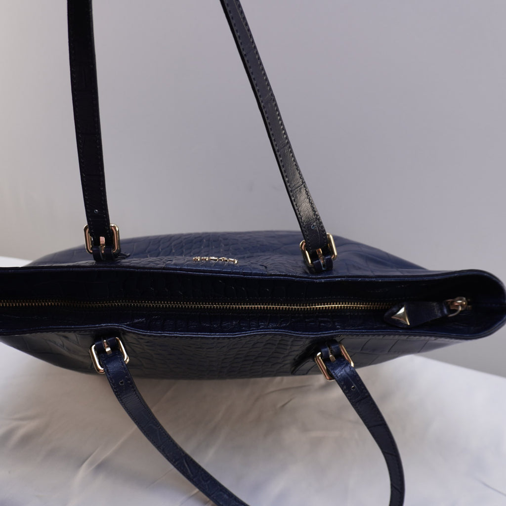 Bolso Baguette Guess para Mujer Usado - Azul Marino