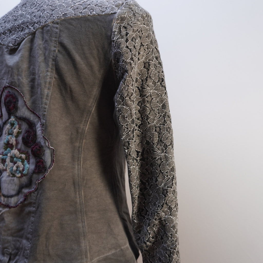 Blazer Bottega para Mujer Usado - Gris, Mediano (M)