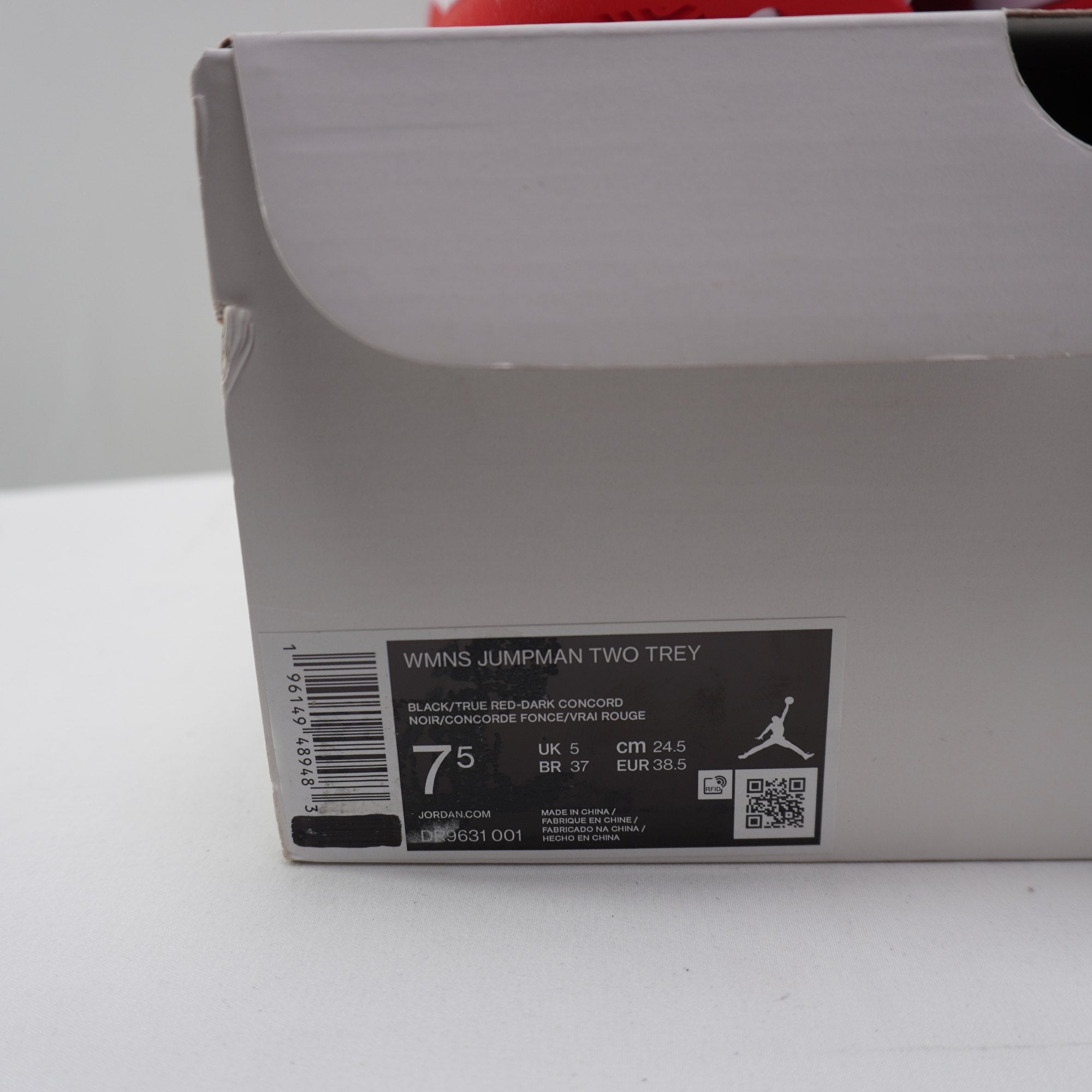 Zapatillas Jordan para Hombre Usadas - Negras, Talla 38.5