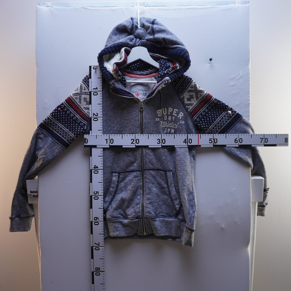 Sudadera con Capucha Superdry para Mujer Usada - Gris, L