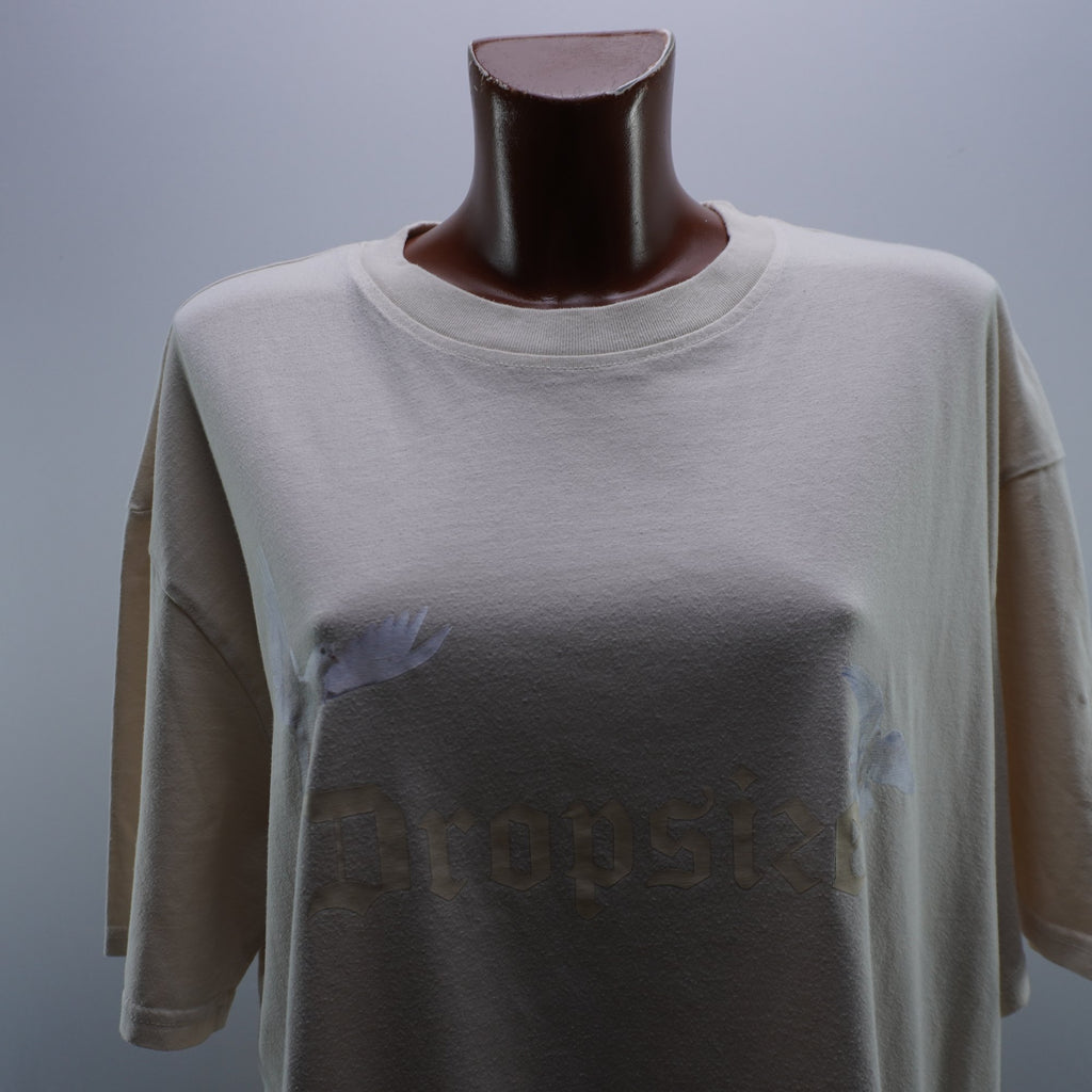 Camiseta de Manga Corta Dropsize para Mujer Usada - Beige, L