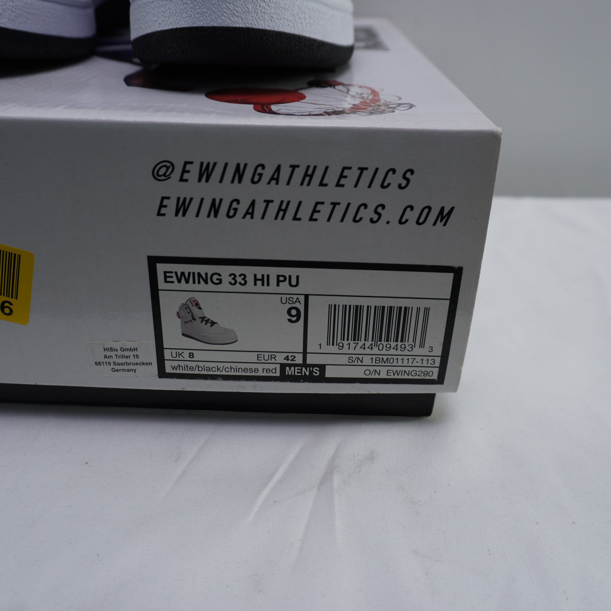 Zapatillas Patrick Ewing 33 para Hombre Usadas - Blanco, Talla 42