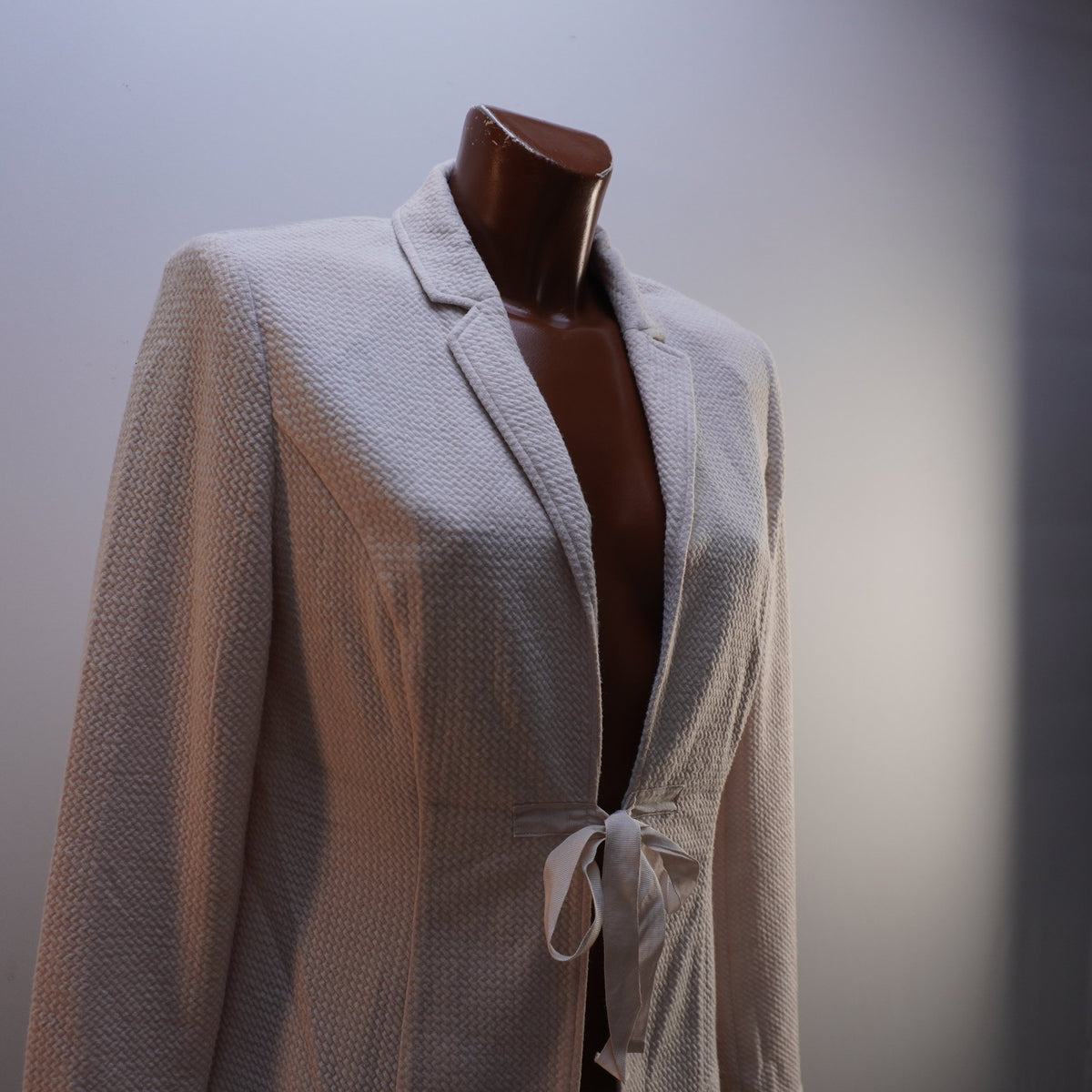 Blazer Betty Barslay para Mujer Usado - Beige, XL