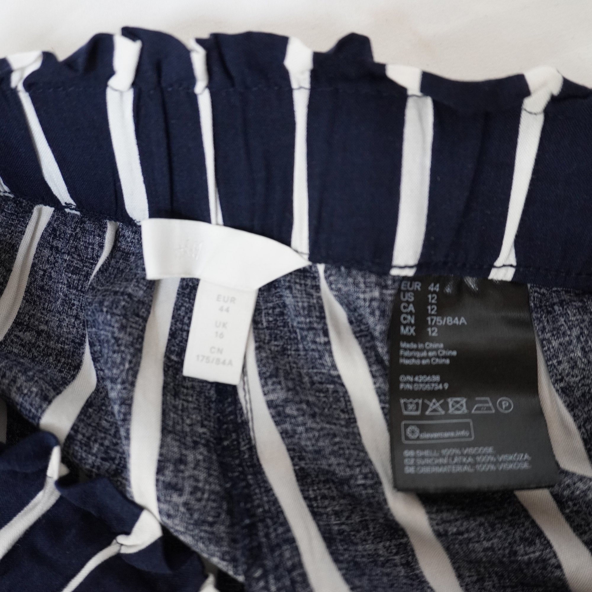 Pantalones Harén H&M para Mujer Usados - Blancos, XXL