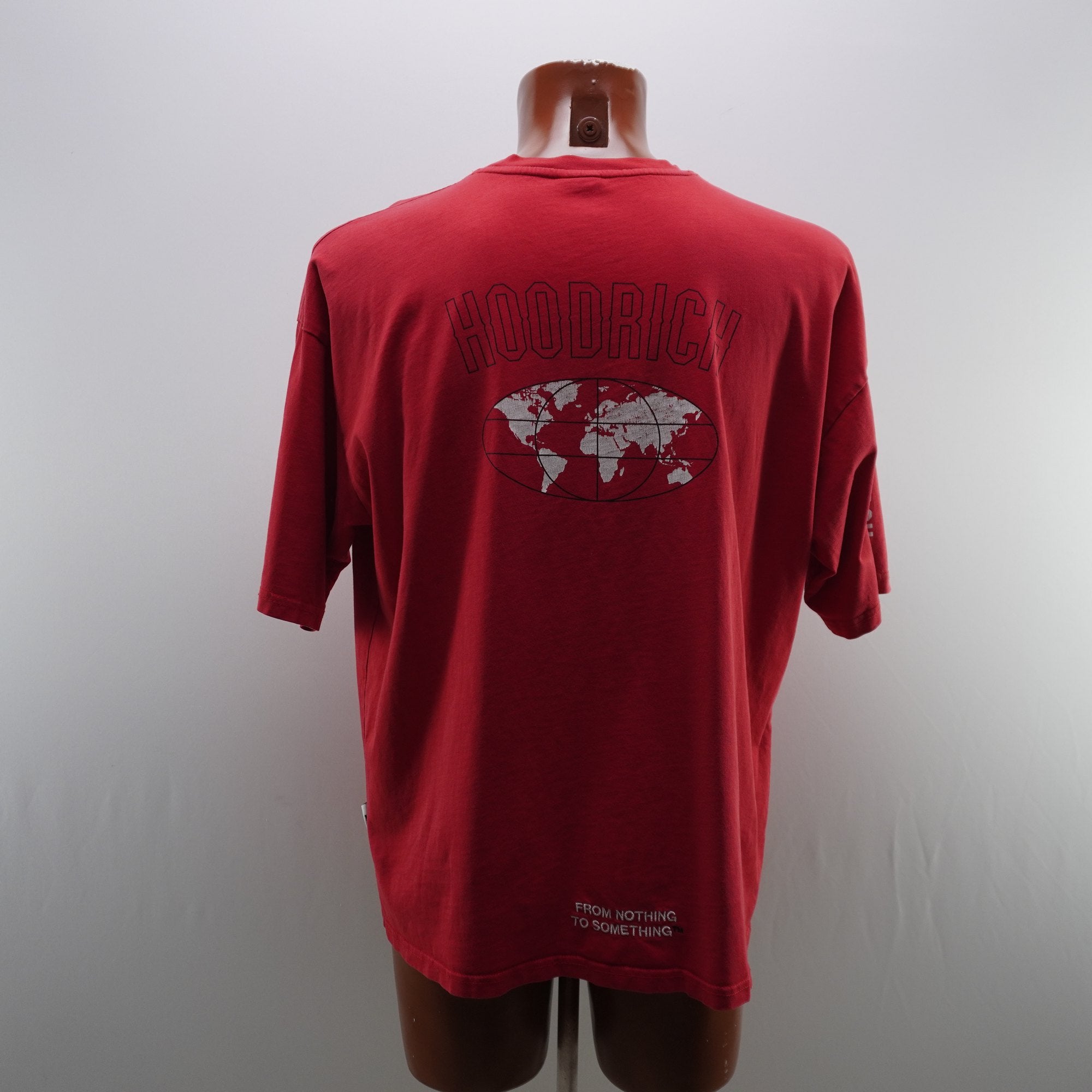 Camiseta de Manga Corta Hoodrich para Hombre - Roja, M - Usada en Muy Buen Estado