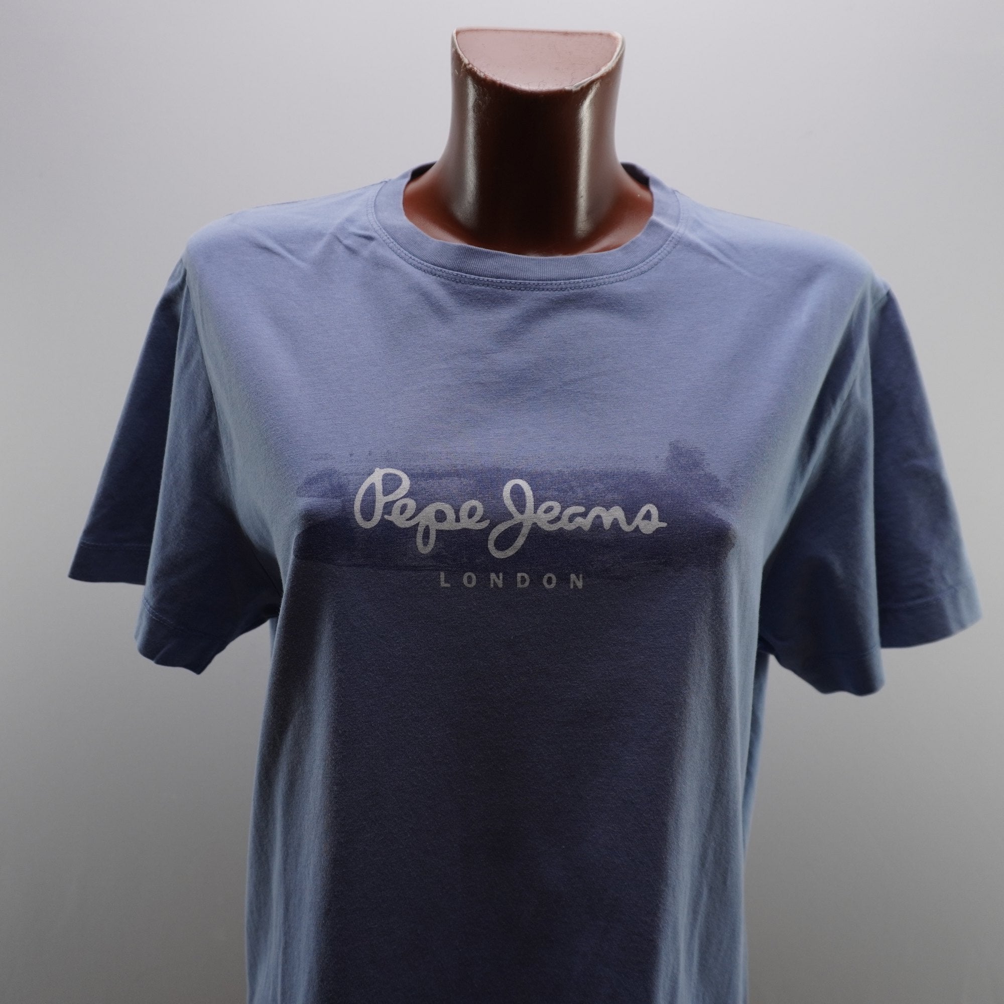 Camiseta de Manga Corta Pepe Jeans para Mujer Usada - Azul, L