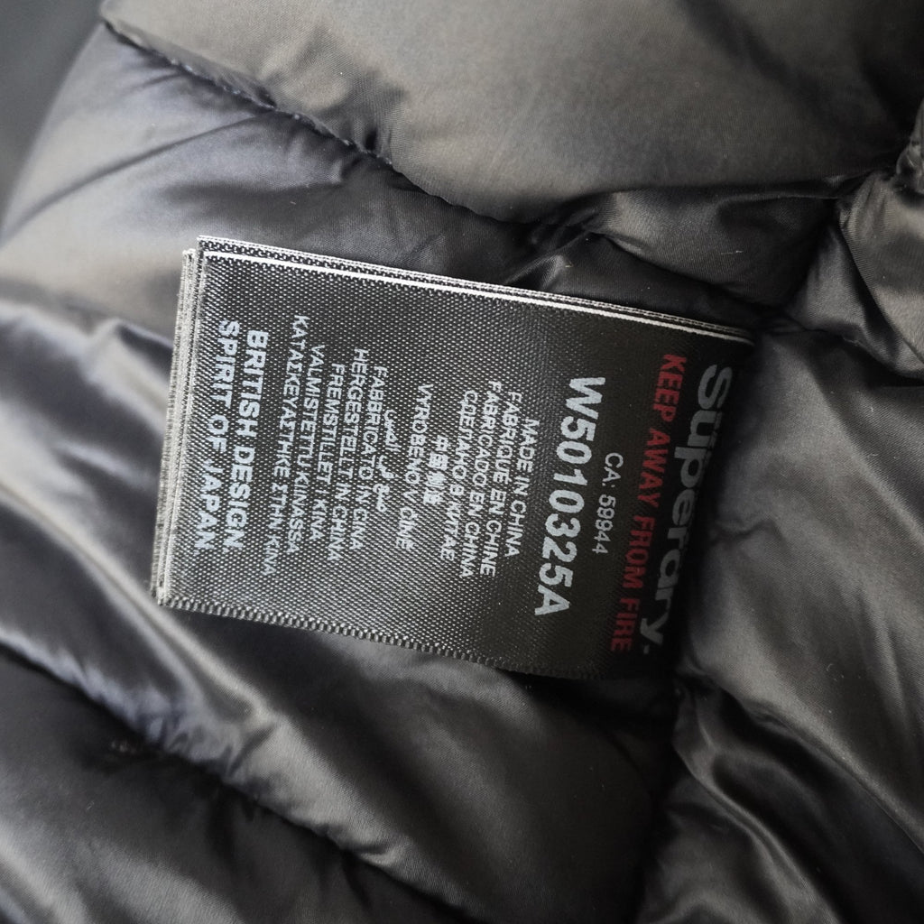 Parka Superdry para Mujer Usada - Negra, XL