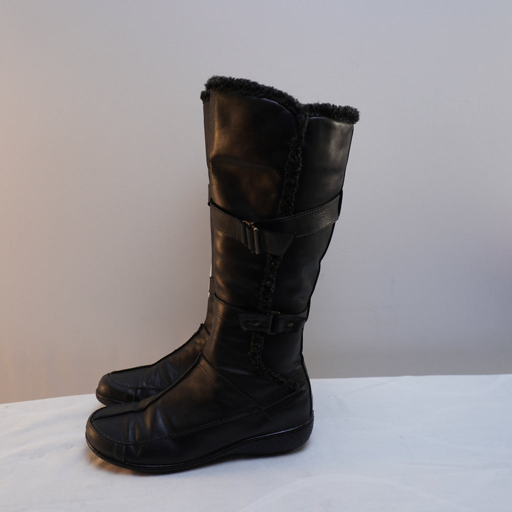 Botas Laura Azaña para Mujer Usadas - Negros, Talla 39